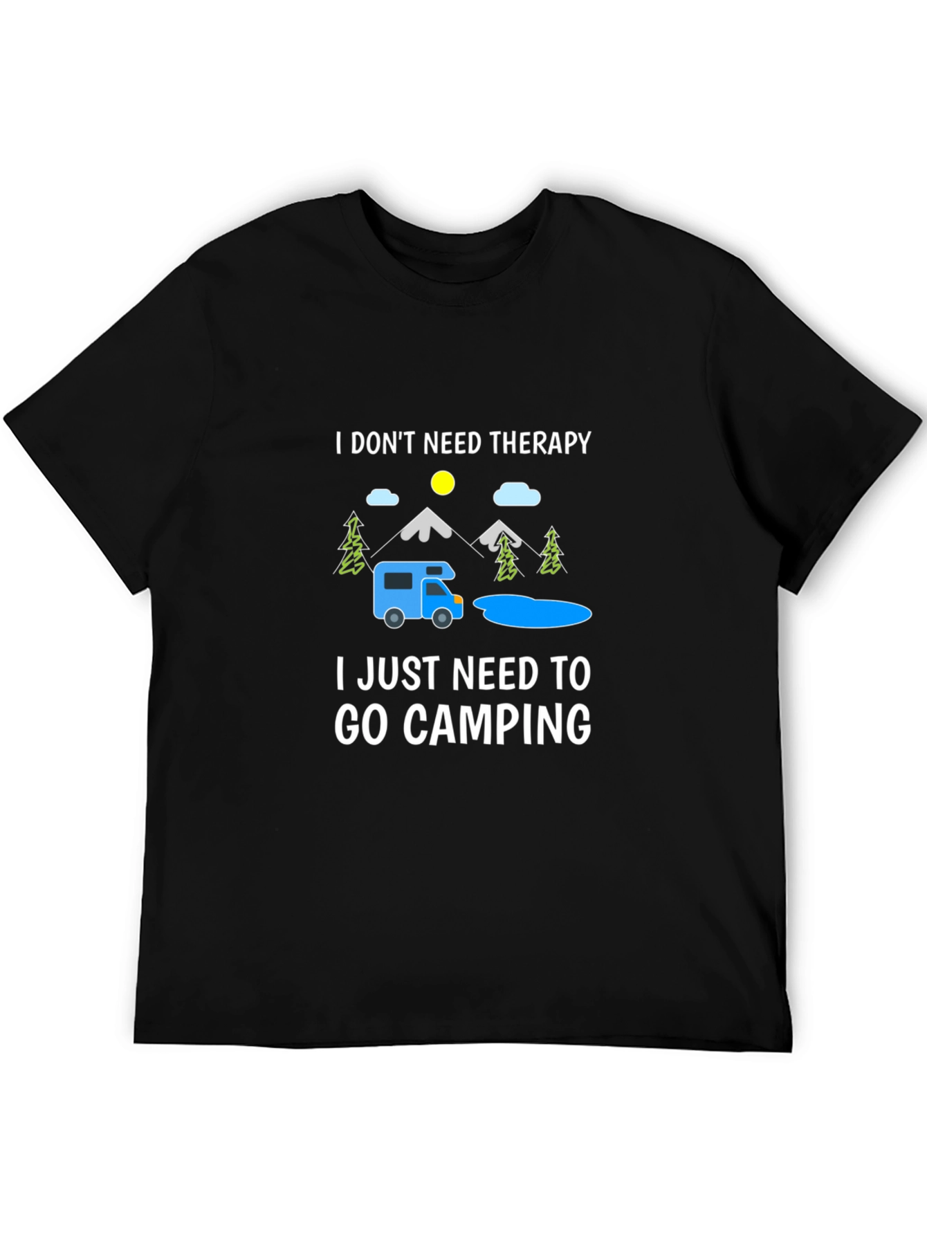 Camping Therapy T-Shirt: Outdoor Adventure Tee