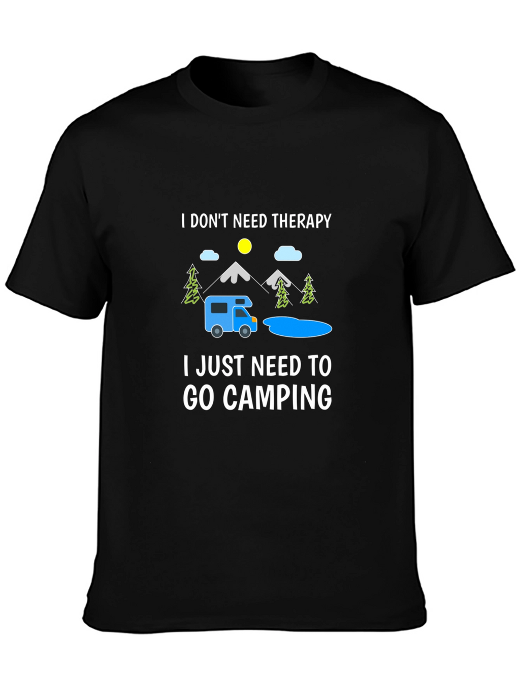 Camping Therapy T-Shirt: Outdoor Adventure Tee