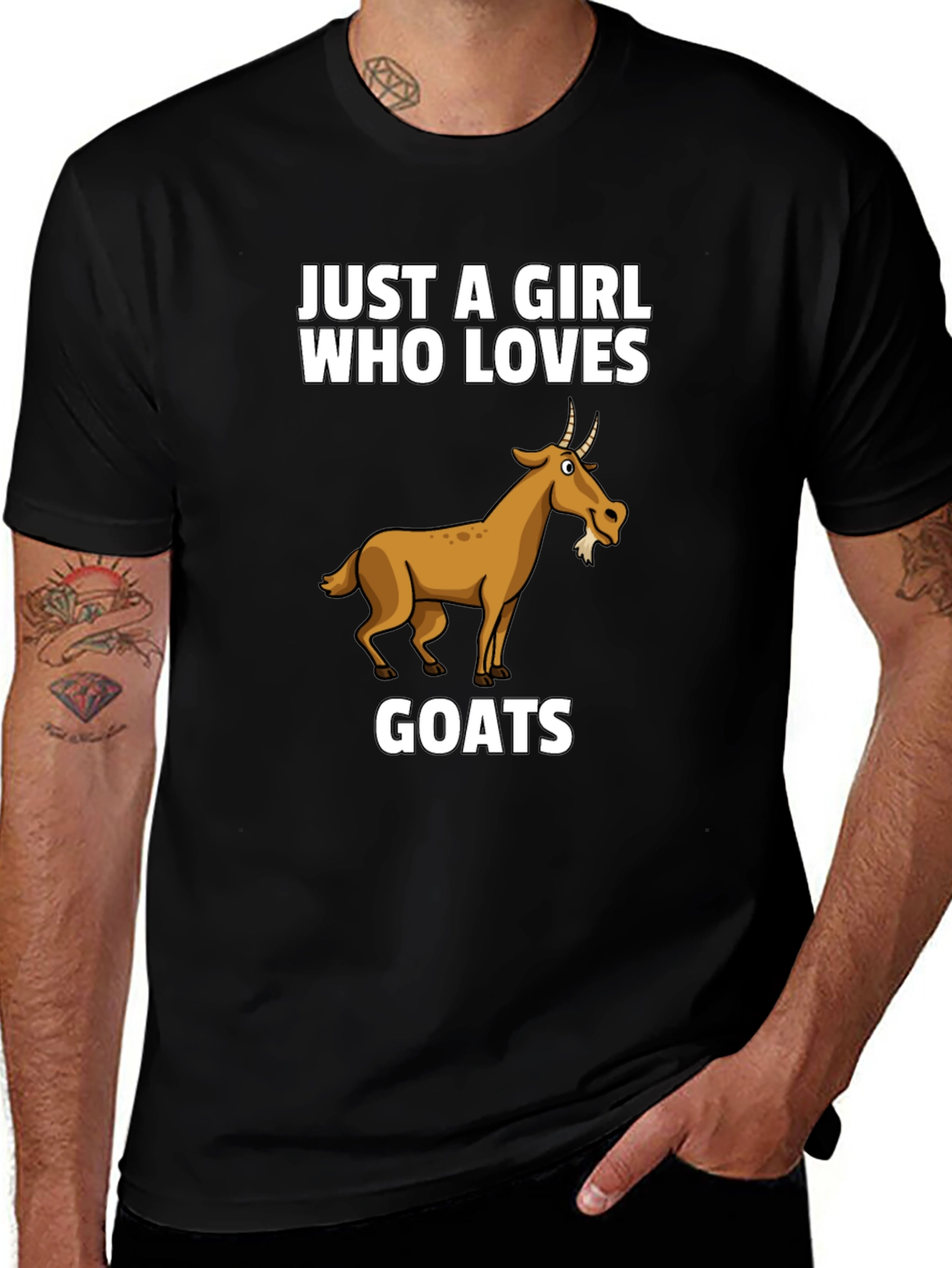 Just A Girl Who Loves Goats T-Shirt