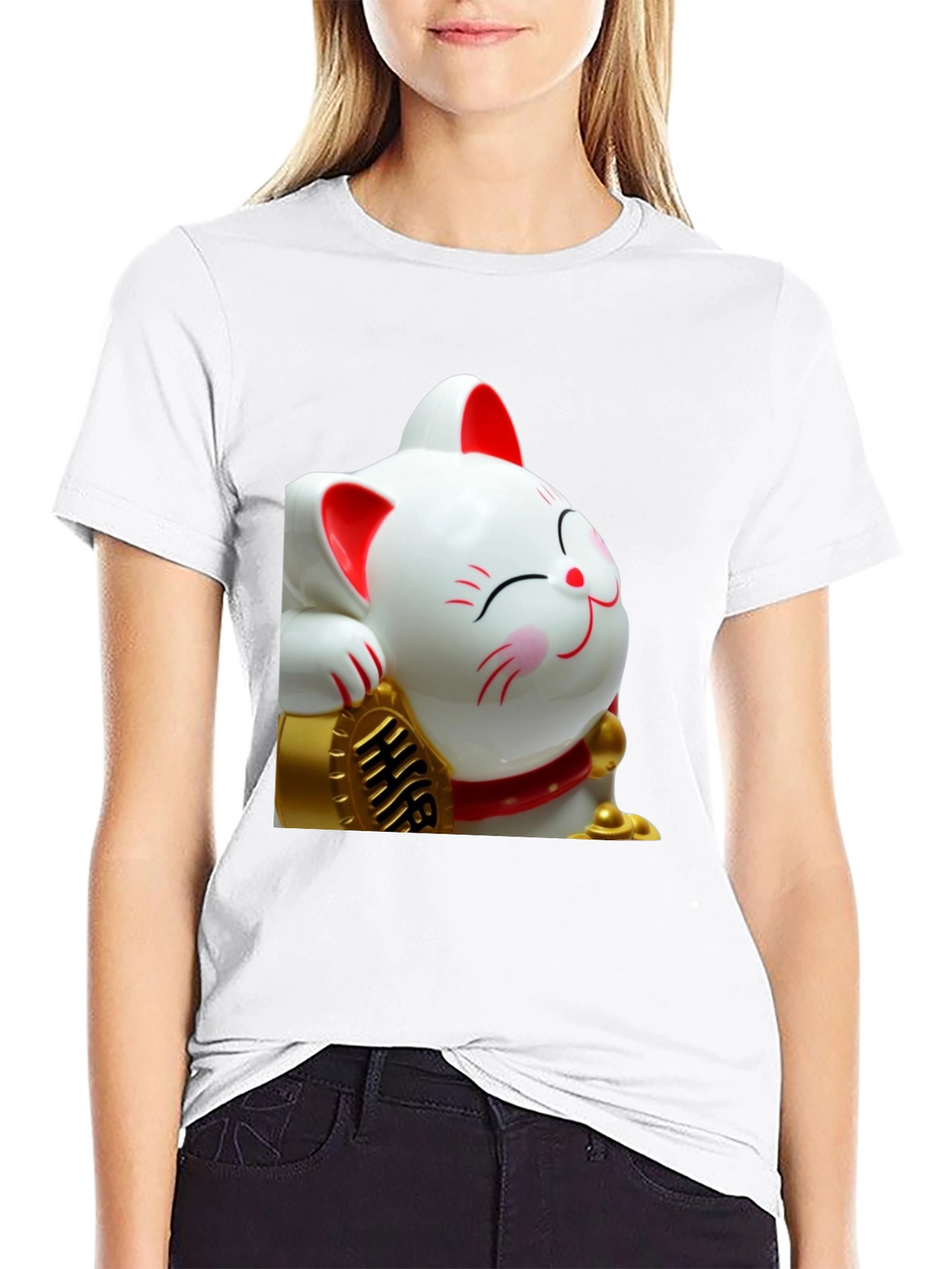 Lucky Cat Graphic Tee - Comfort Fit