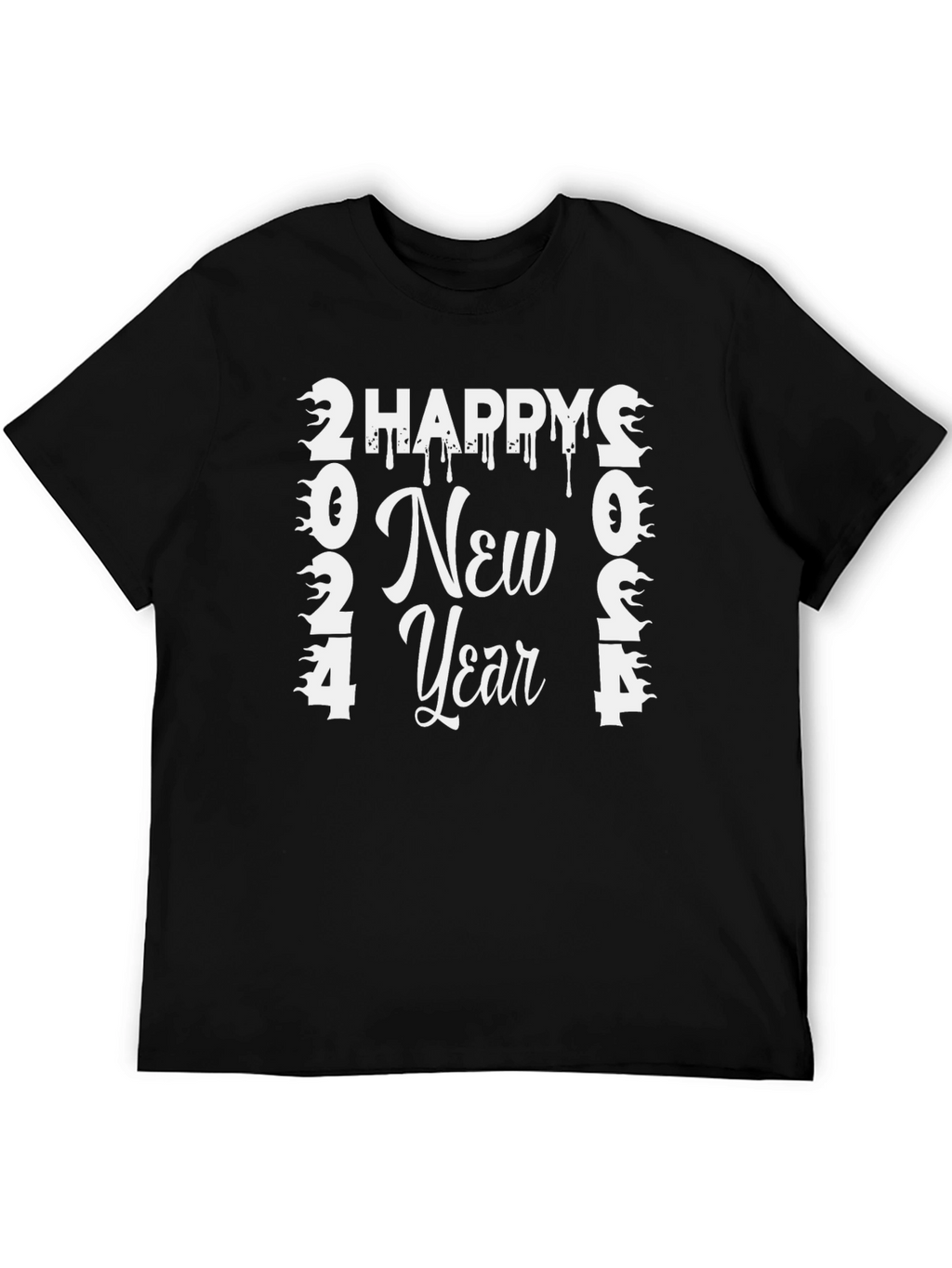 Happy New Year 2024 Graphic T-Shirt