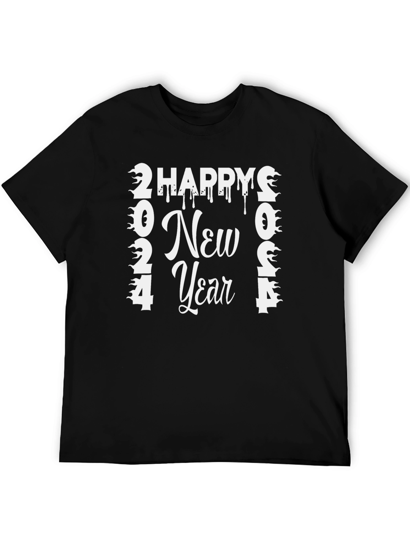 Happy New Year 2024 Graphic T-Shirt