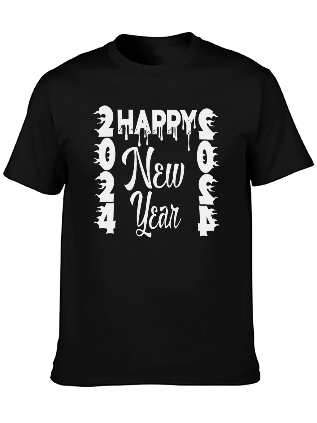 Happy New Year 2024 Graphic T-Shirt