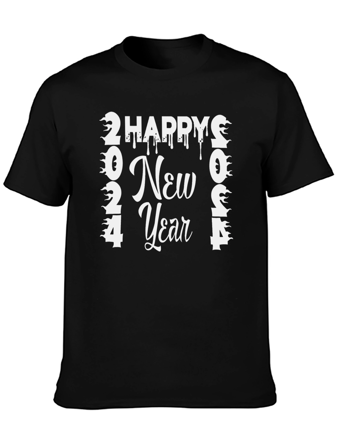 Happy New Year 2024 Graphic T-Shirt