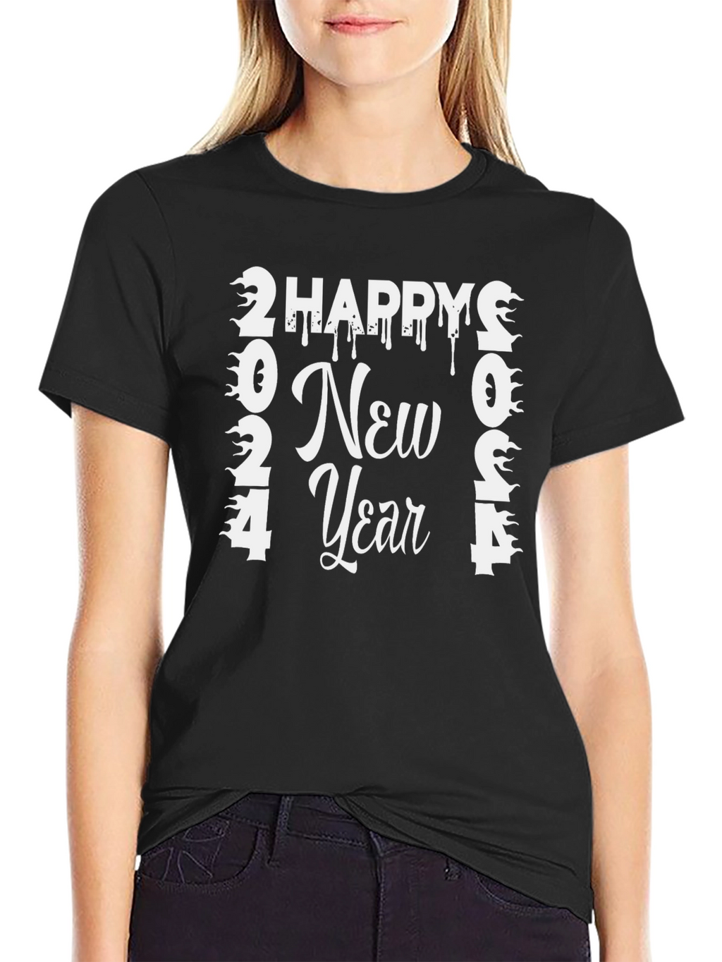 Happy New Year 2024 Graphic T-Shirt