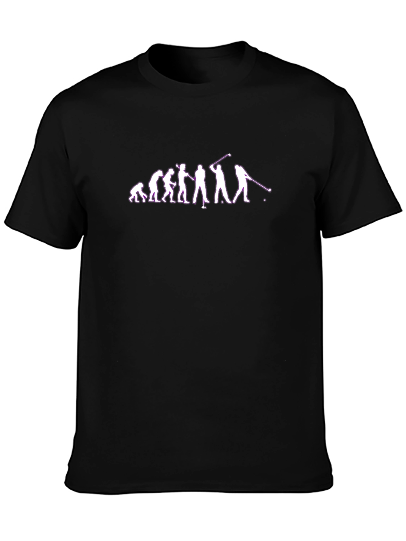 Golf Evolution T-Shirt - Black Casual Tee