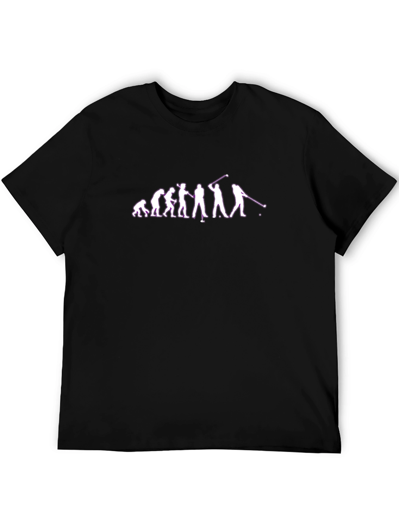 Golf Evolution T-Shirt - Black Casual Tee