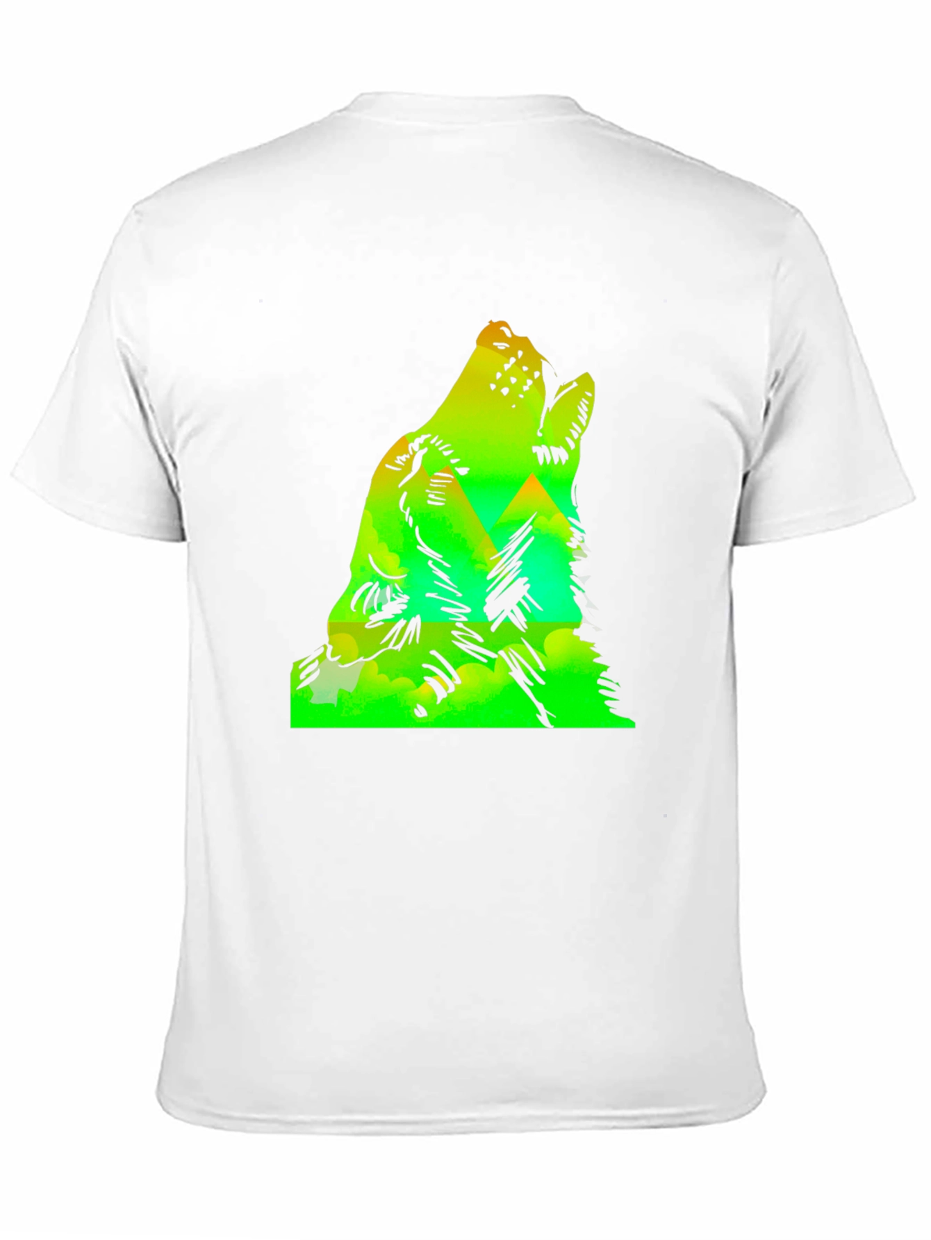 Wolf Howl Mountain Graphic Tee - Black