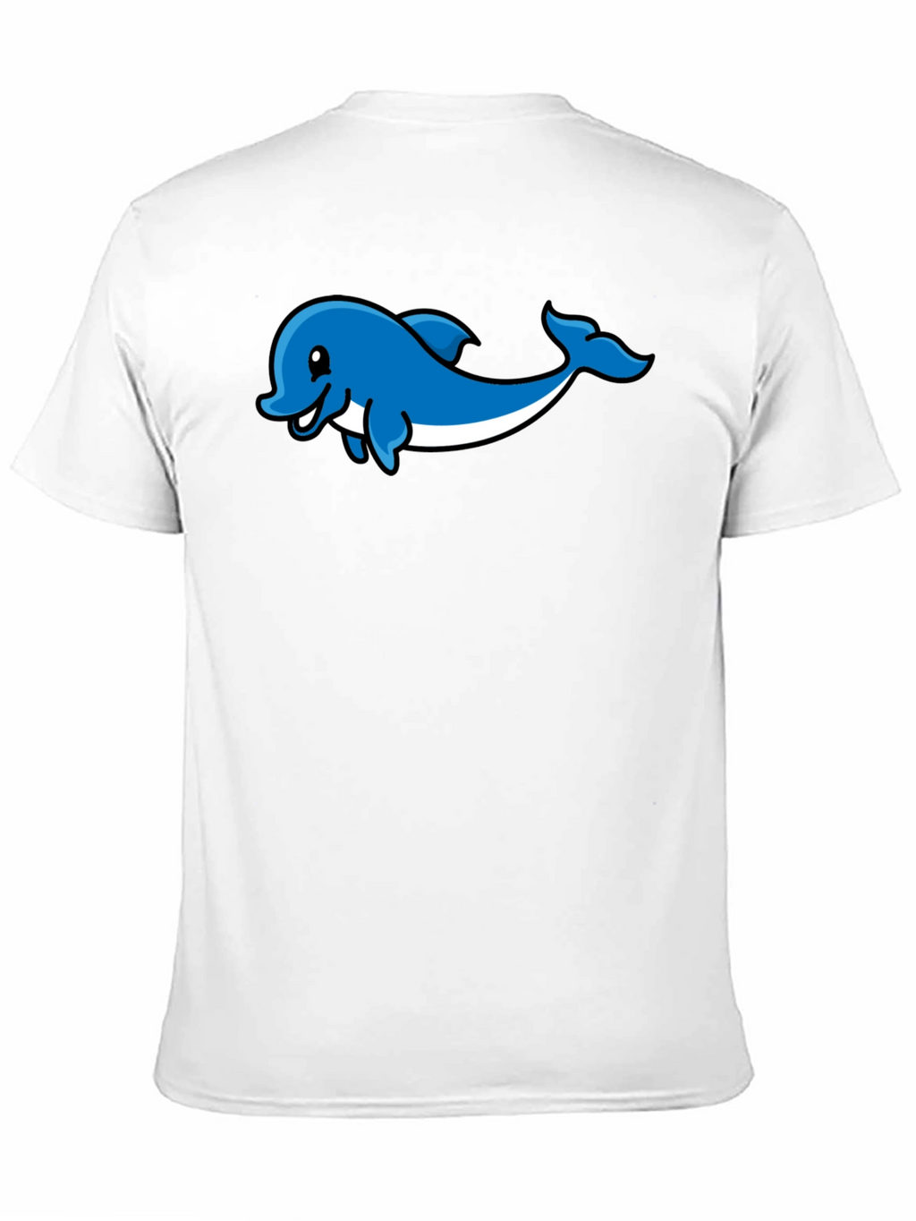 Dolphin Graphic Print T-Shirt - Stylish Casual Wear