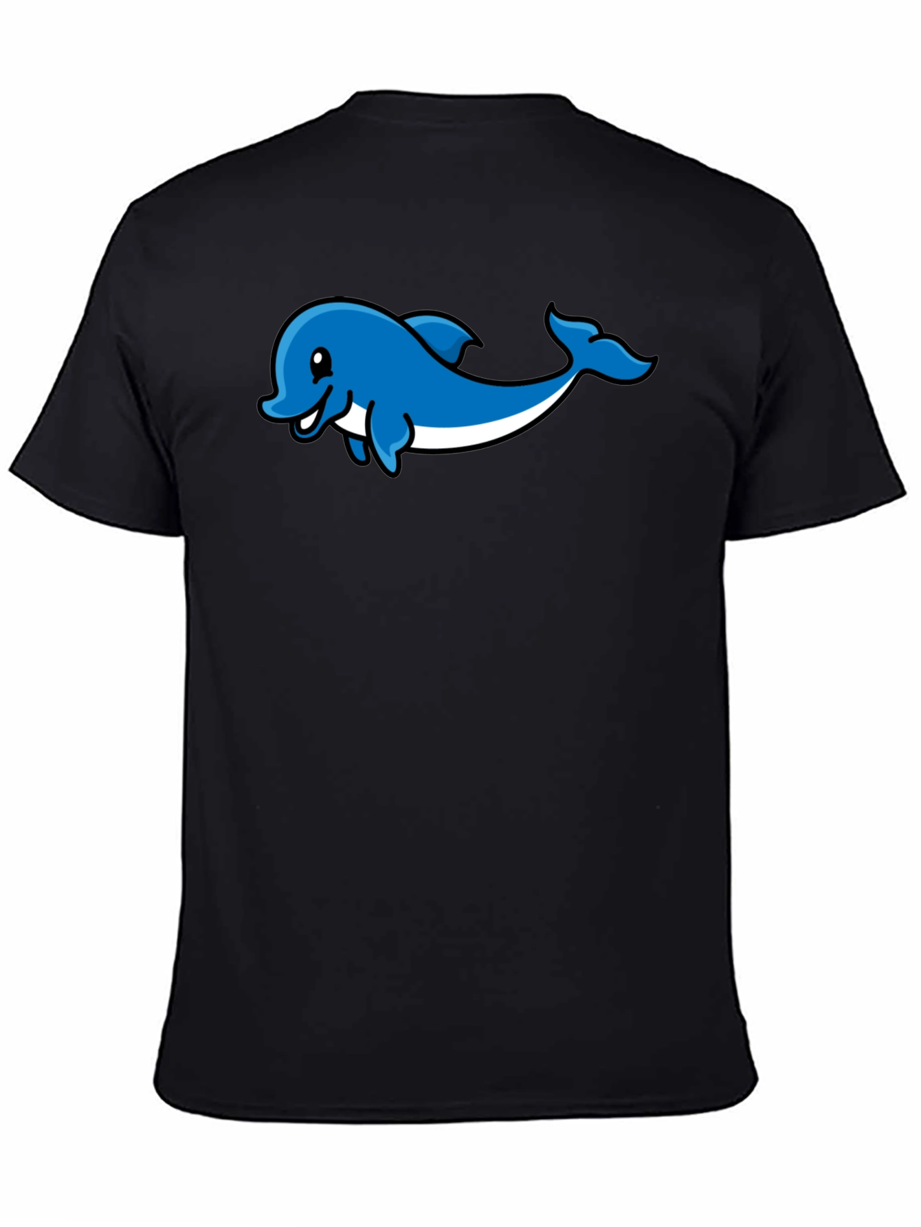 Dolphin Graphic Print T-Shirt - Stylish Casual Wear