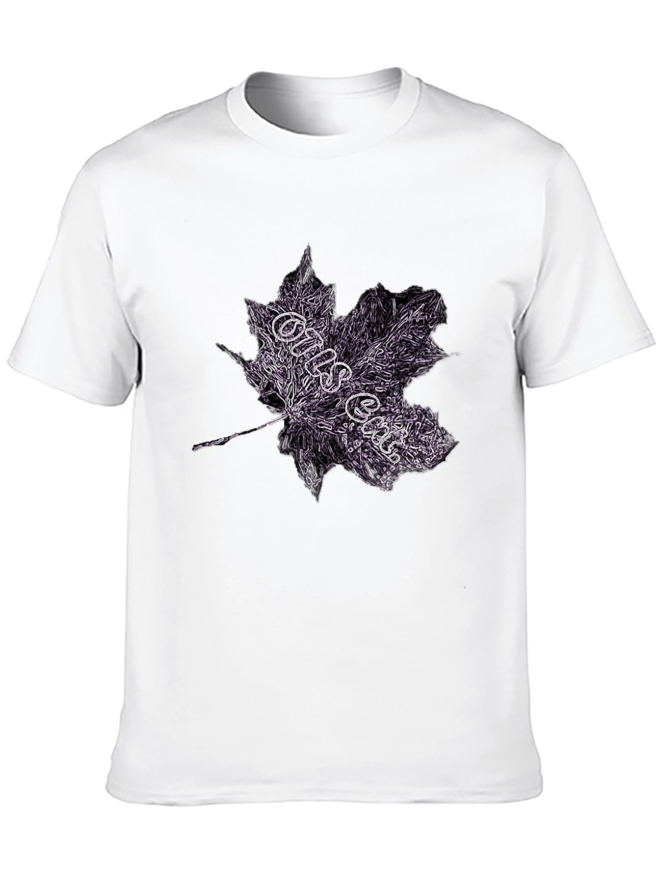 Maple Leaf Graphic Tee - Dark Style