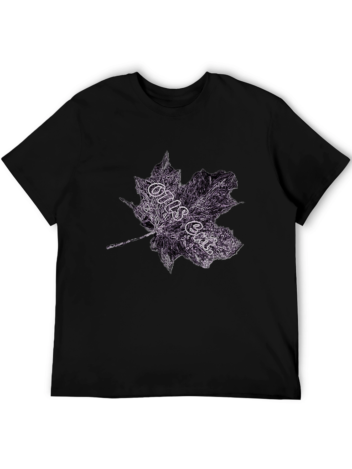 Maple Leaf Graphic Tee - Dark Style