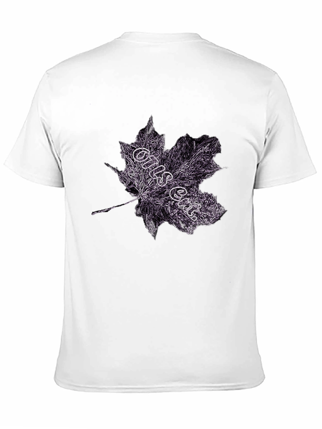 Maple Leaf Graphic Tee - Dark Style