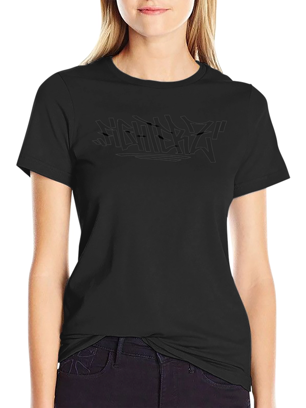 FighterZ Black Graphic Tee - Stylish Comfort