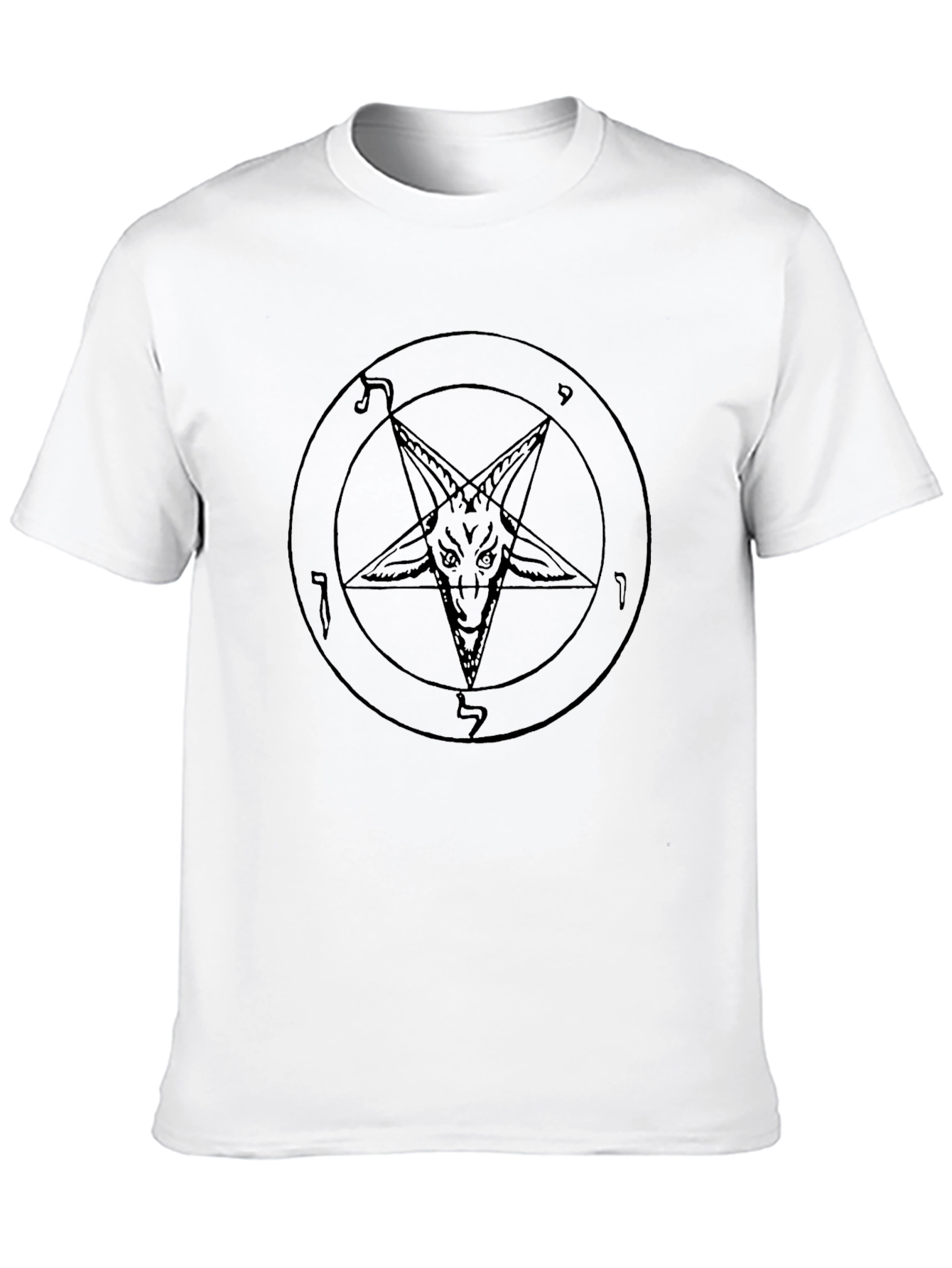 Baphomet Pentagram T-Shirt - Occult Satanic Design