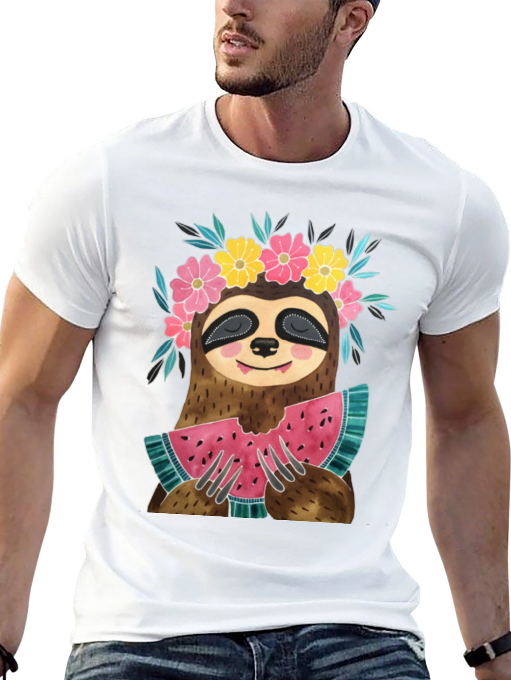 Sloth Watermelon T-Shirt