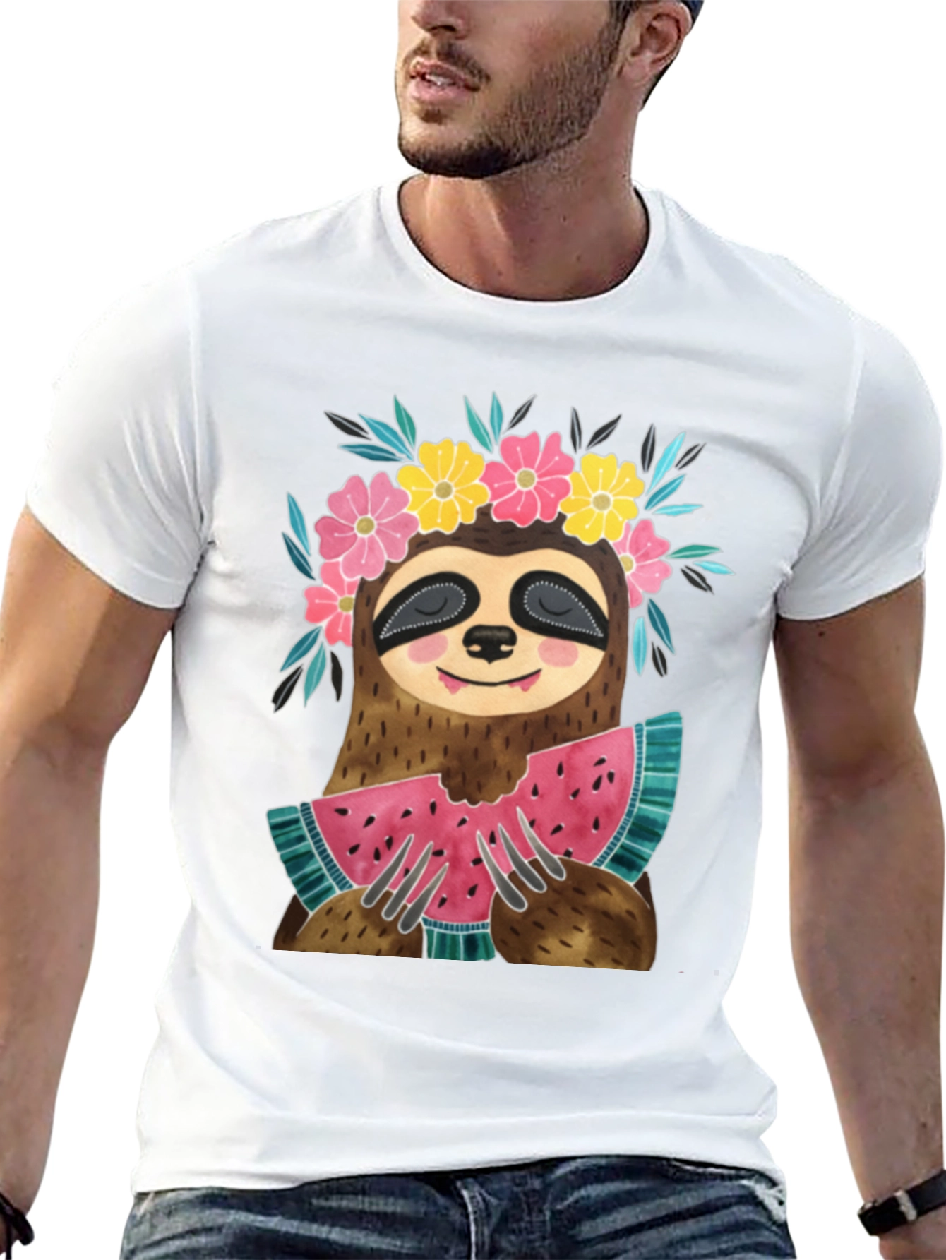 Sloth Watermelon T-Shirt