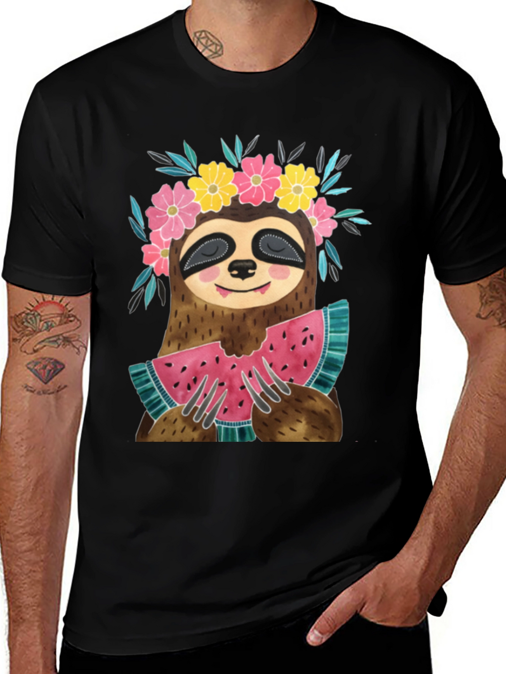 Sloth Watermelon T-Shirt