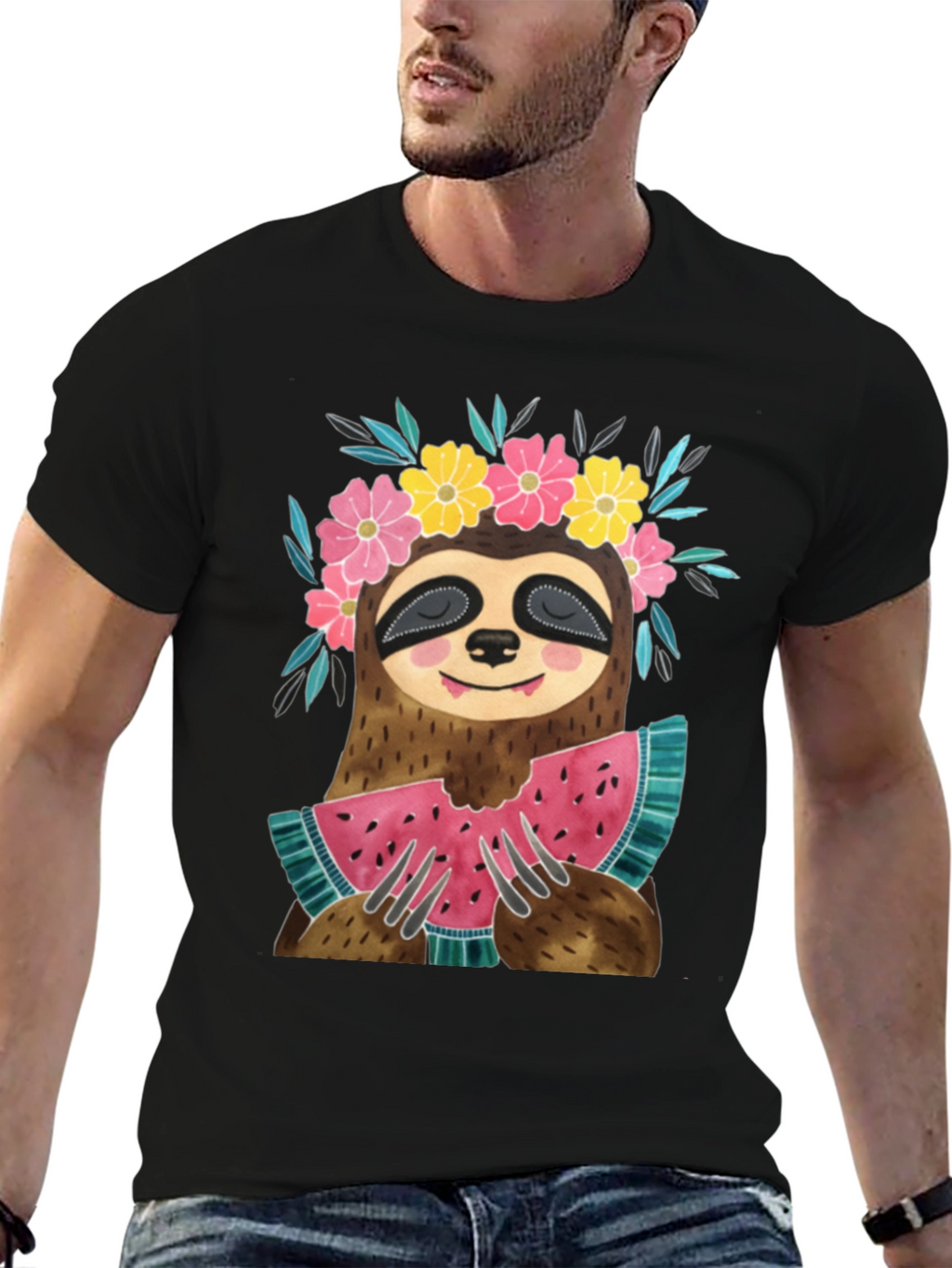 Sloth Watermelon T-Shirt