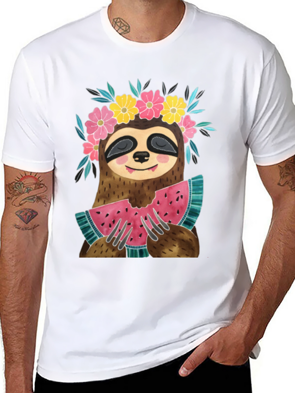 Sloth Watermelon T-Shirt