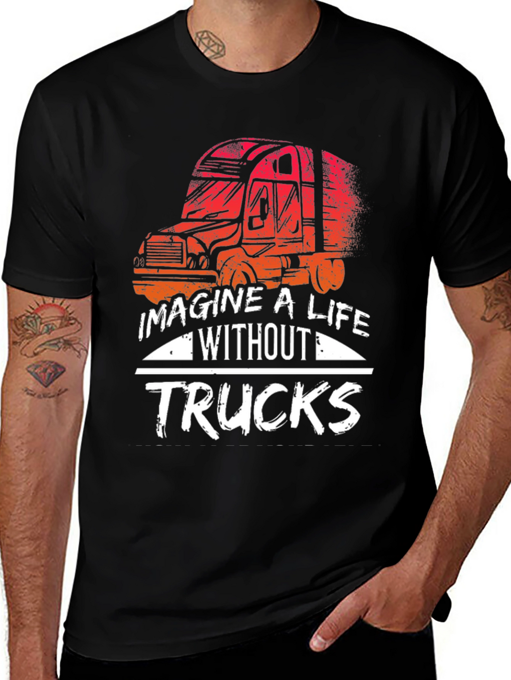 Imagine A Life Without Trucks Graphic Tee
