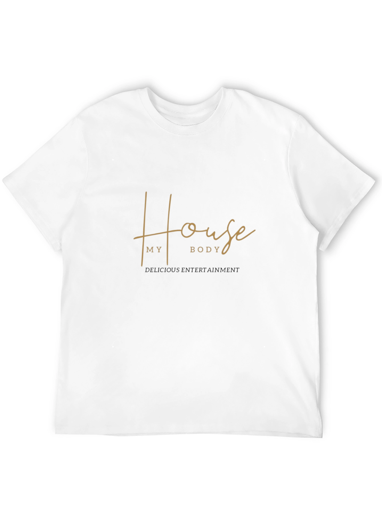House My Body Black Graphic T-Shirt