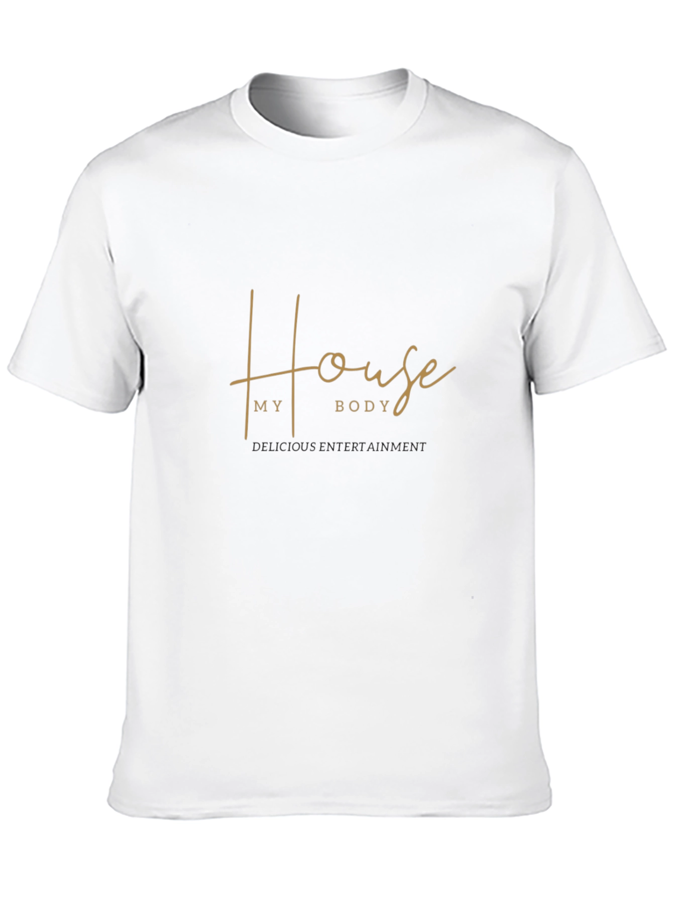 House My Body Black Graphic T-Shirt