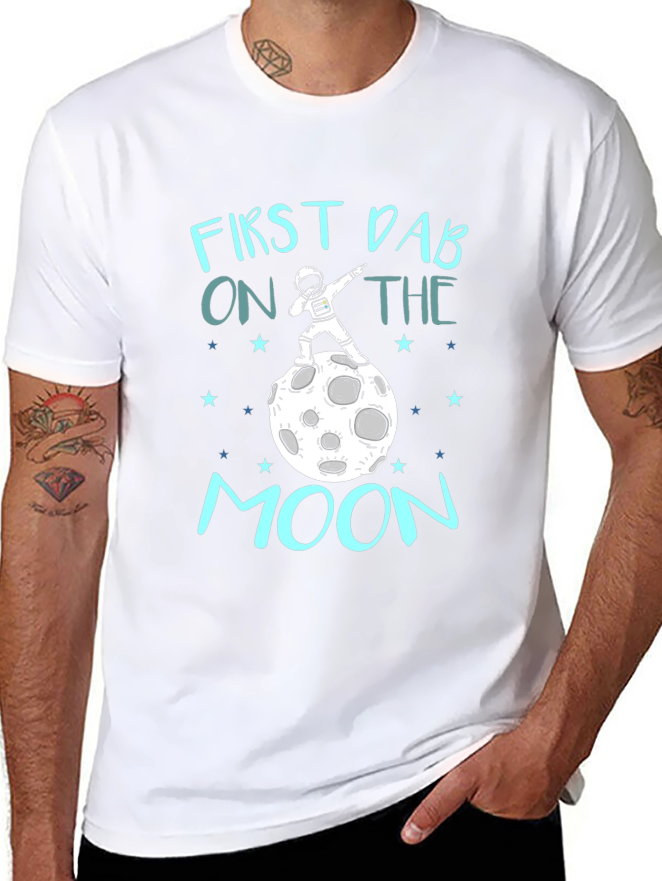 First Dab on the Moon Graphic Tee