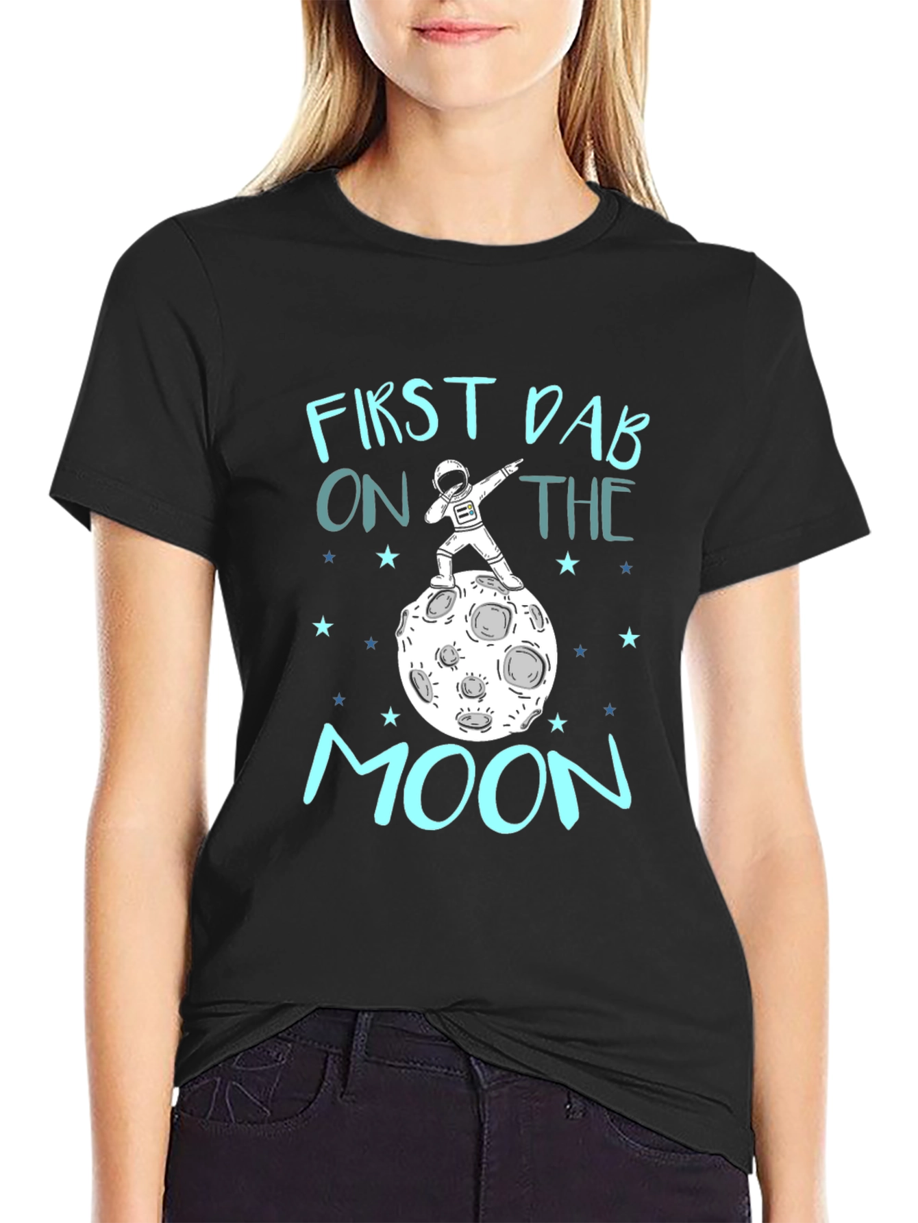 First Dab on the Moon Graphic Tee