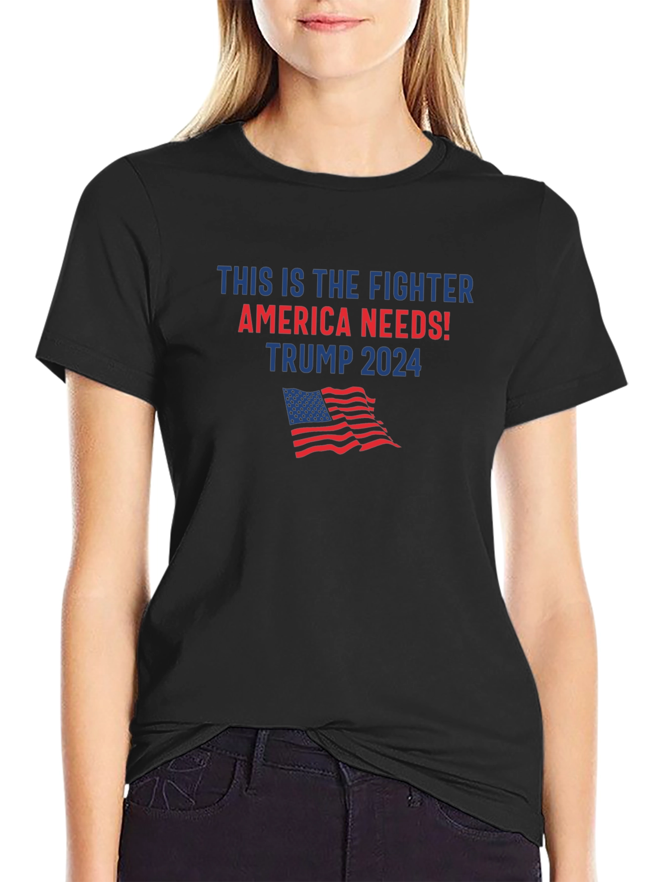 Trump 2024 T-Shirt - This is the Fighter America Needs!