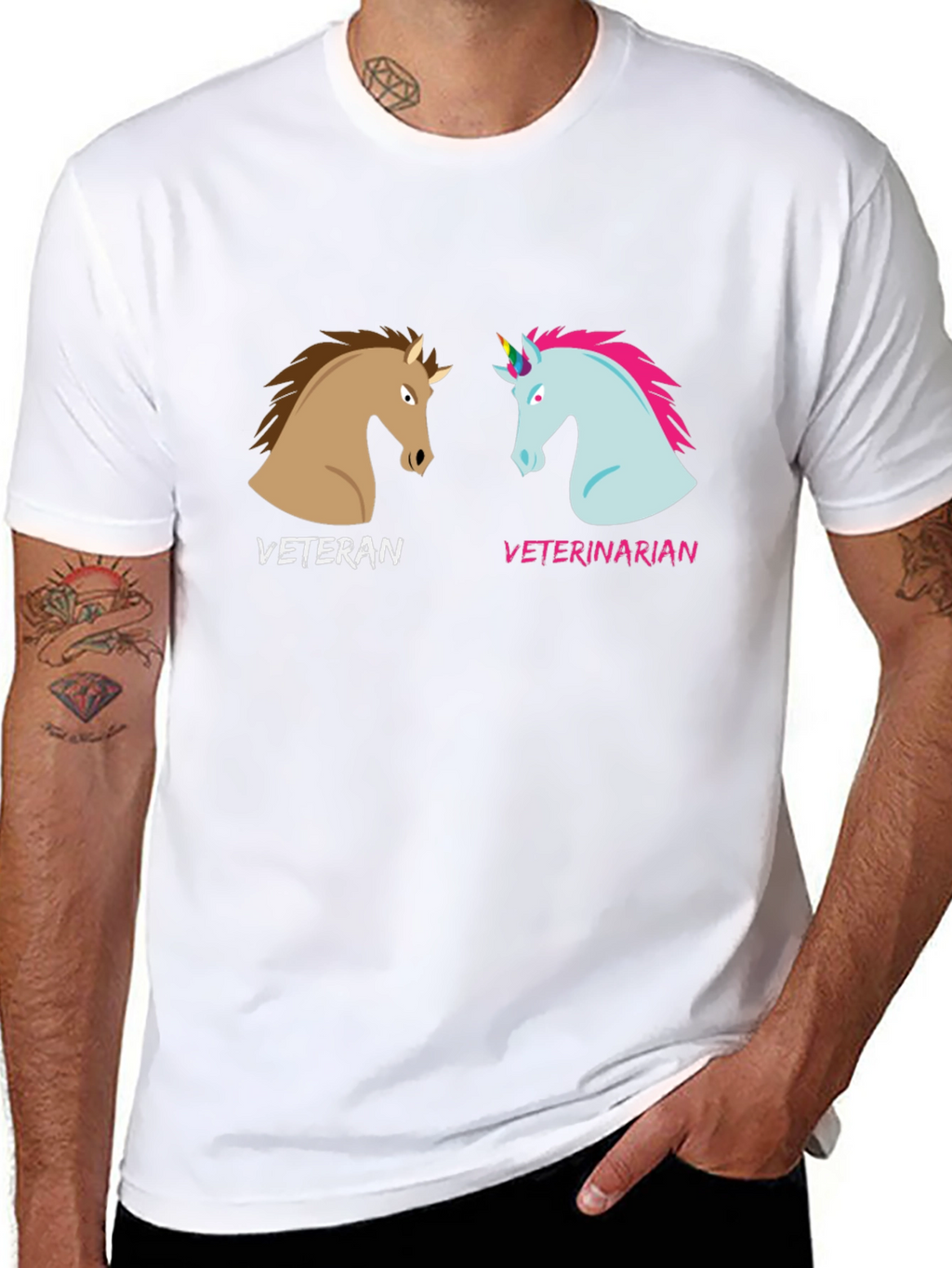 Veteran Veterinarian Graphic Tee