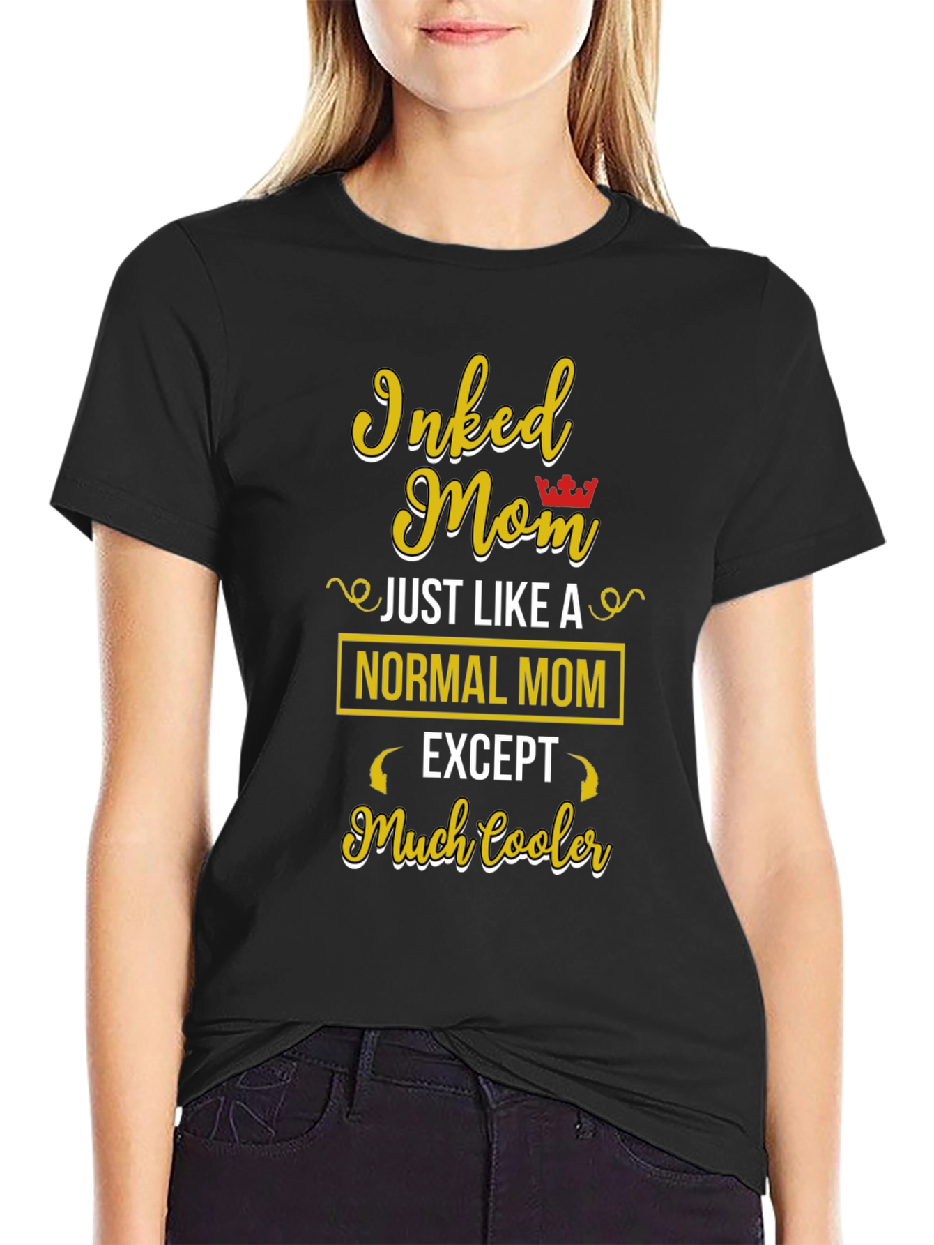 Inked Mom T-Shirt - Cool Graphic Tee for Mothers