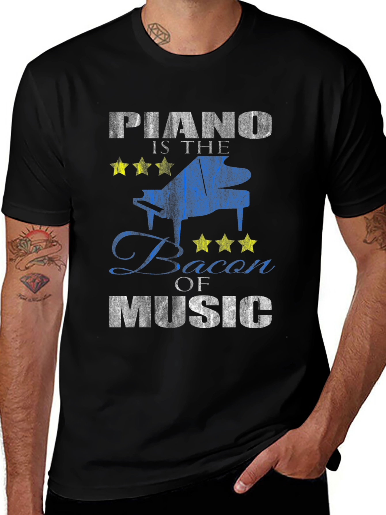 Piano is the Bacon of Music T-Shirt