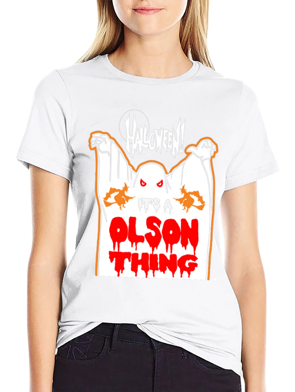 Halloween Olson Thing Black T-Shirt