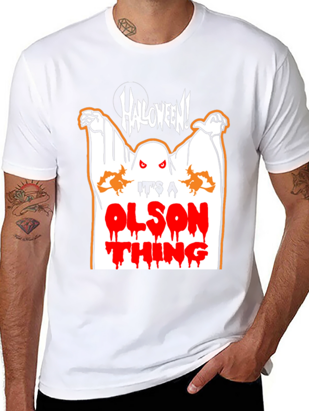 Halloween Olson Thing Black T-Shirt