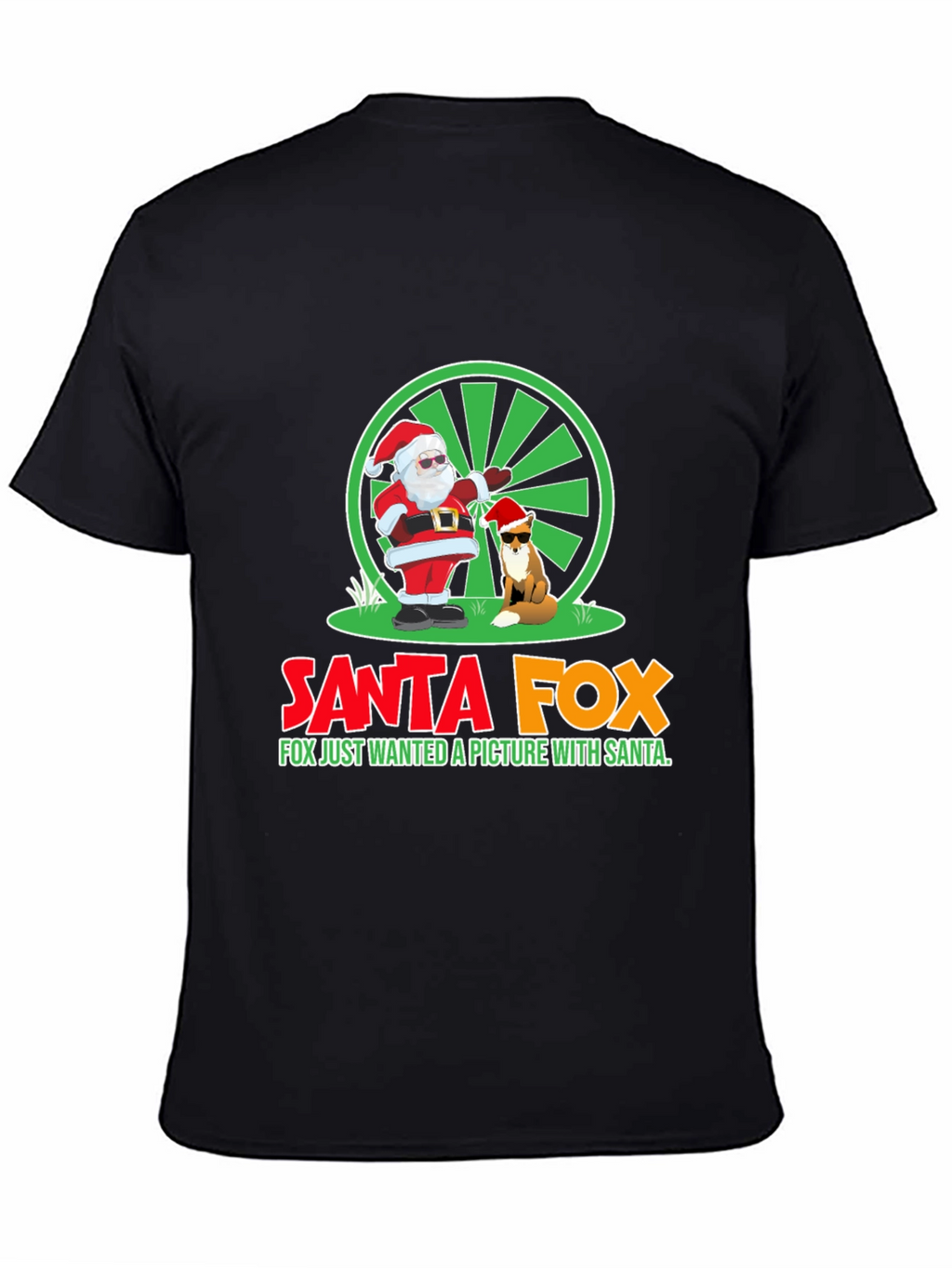 Santa Fox T-Shirt - Holiday Fun!