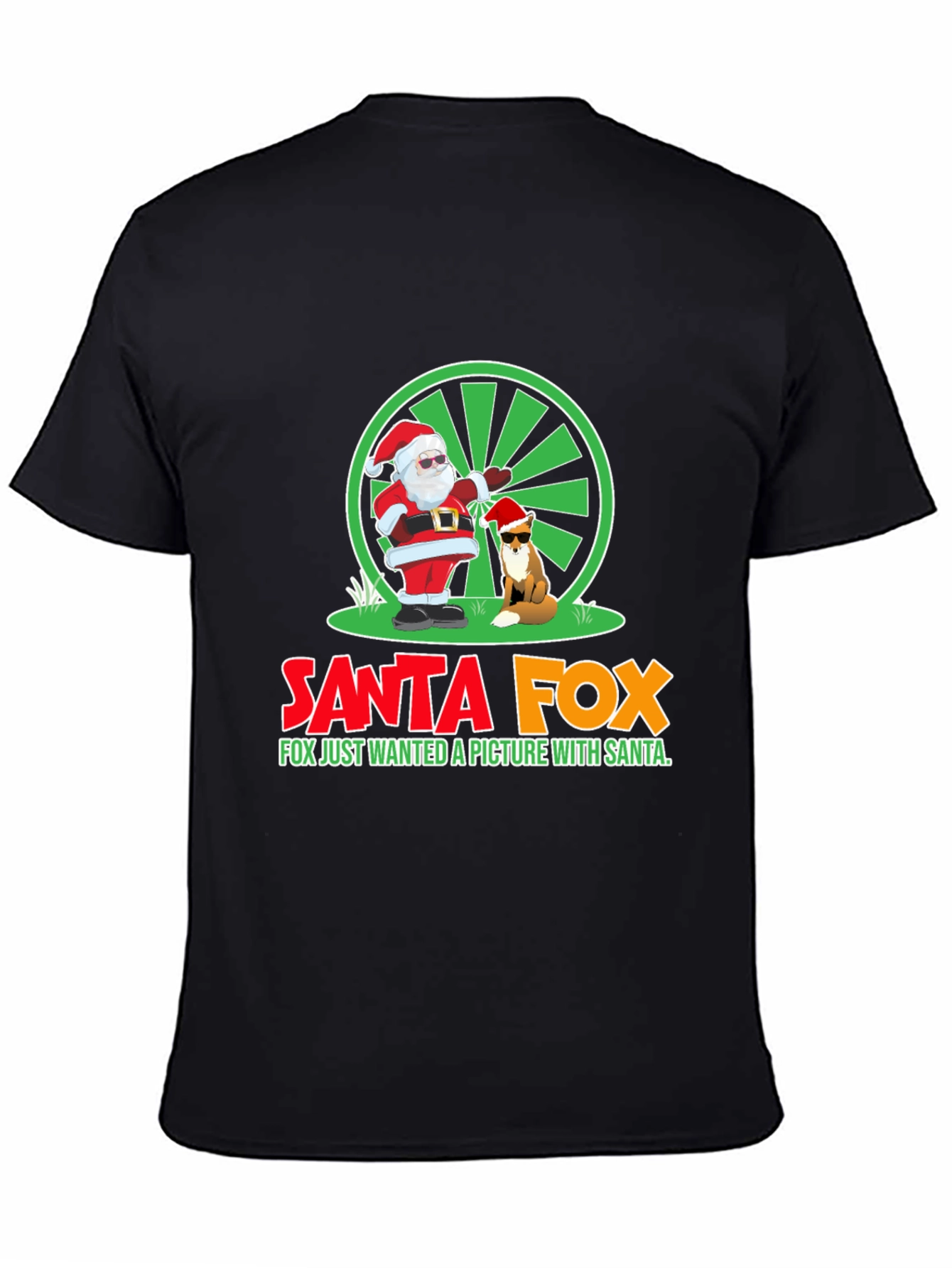 Santa Fox T-Shirt - Holiday Fun!