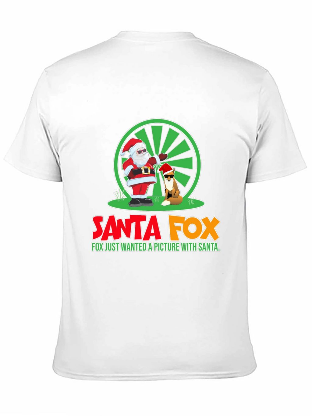 Santa Fox T-Shirt - Holiday Fun!