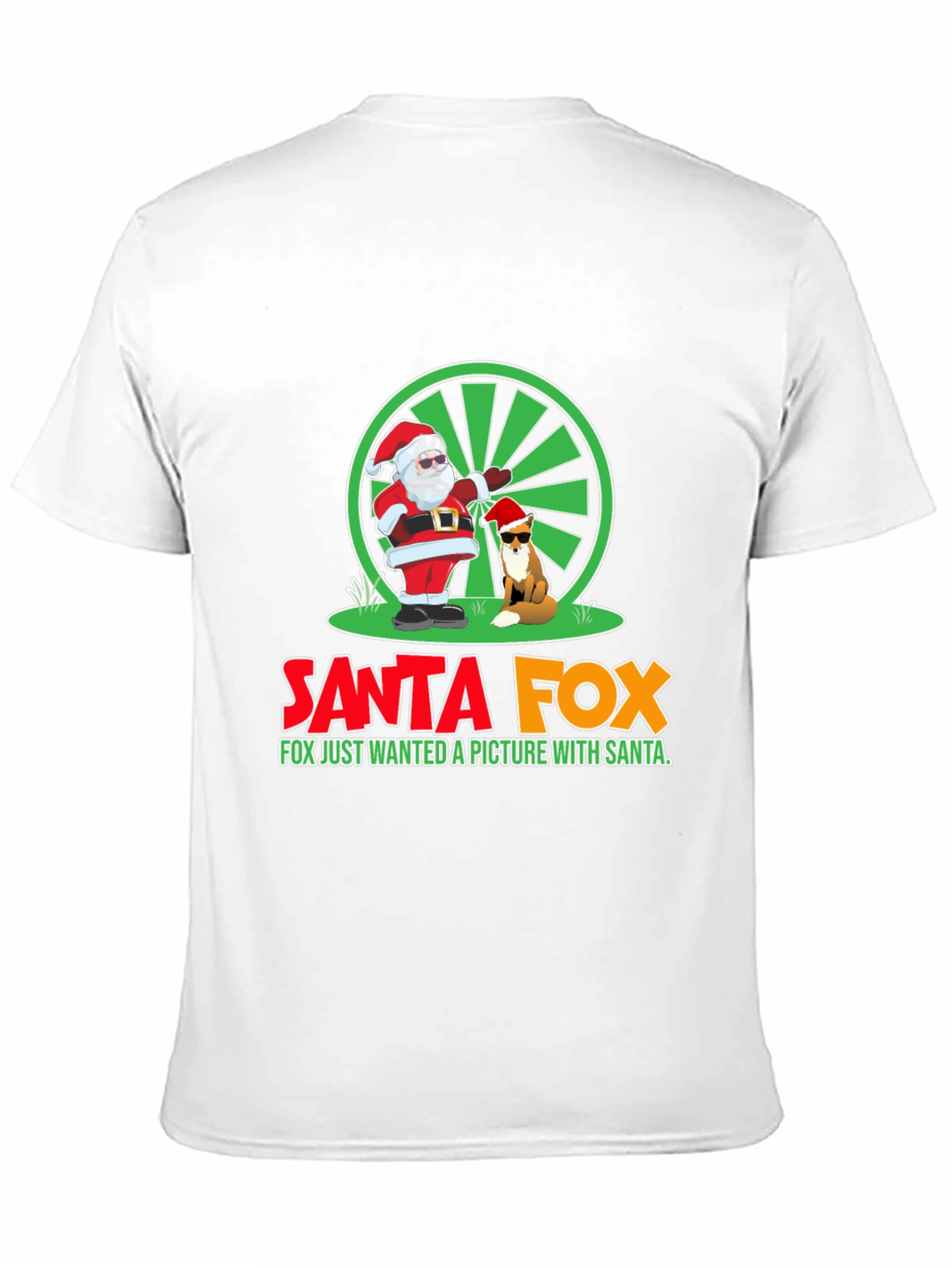 Santa Fox T-Shirt - Holiday Fun!