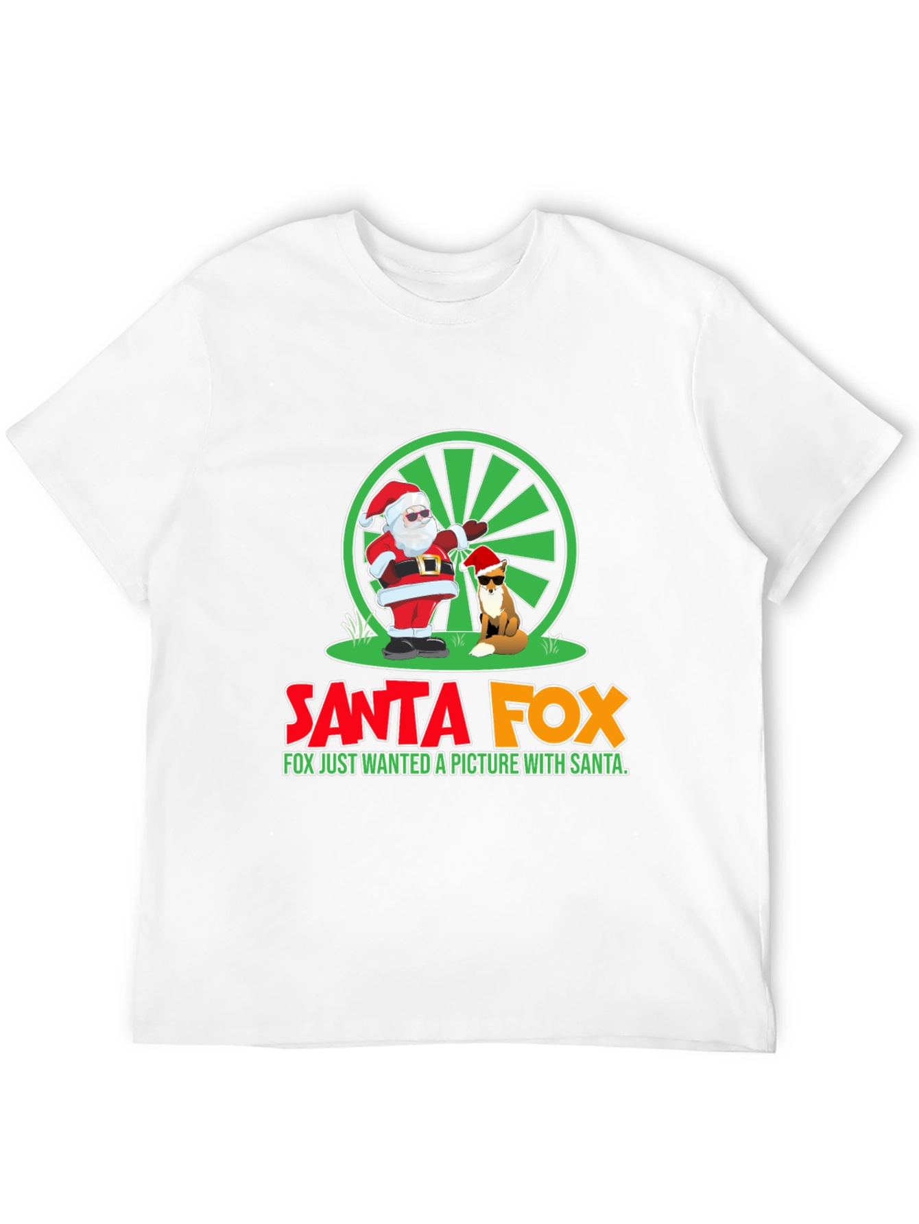 Santa Fox T-Shirt - Holiday Fun!