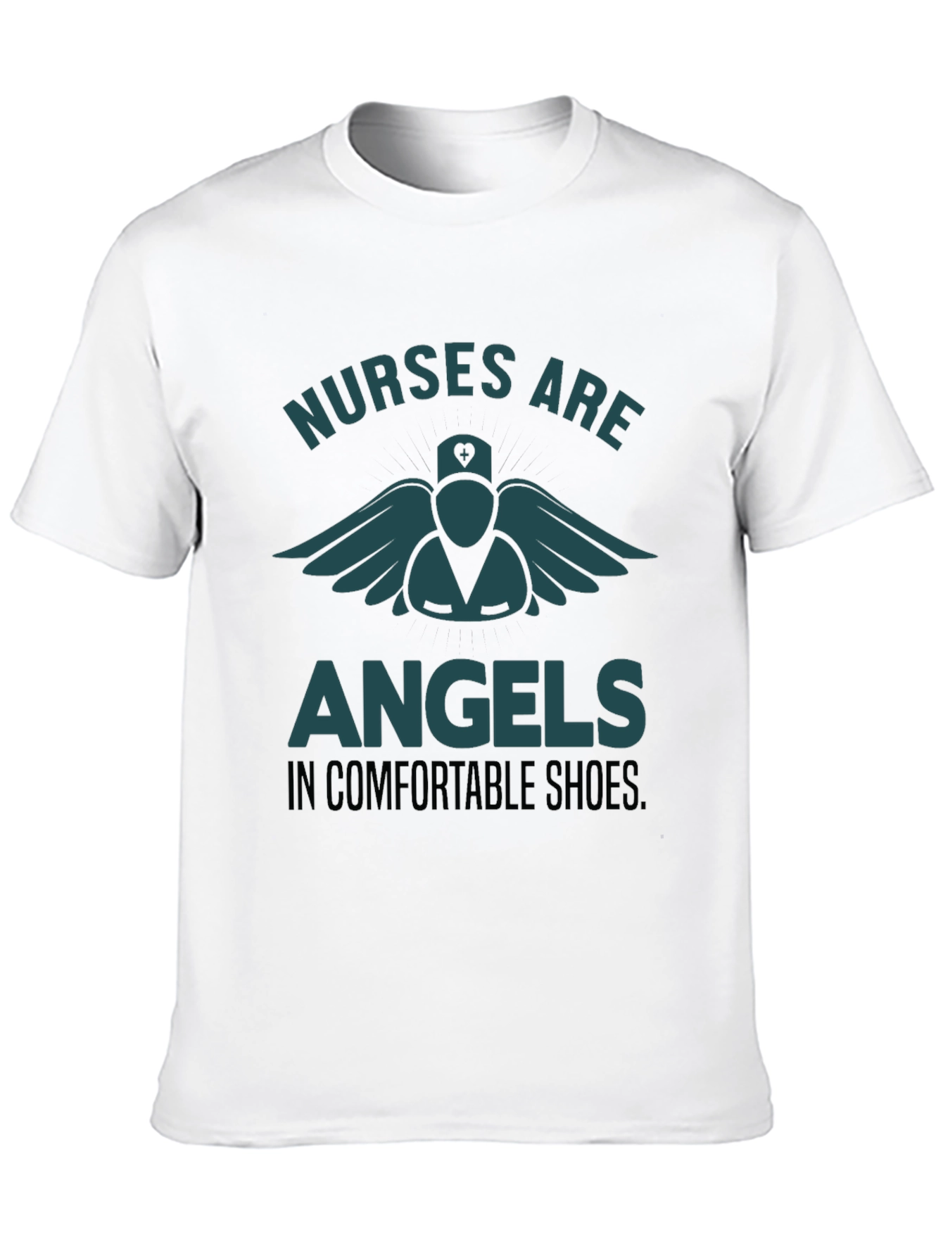 Nurses Are Angels T-Shirt - Comfortable Shoes