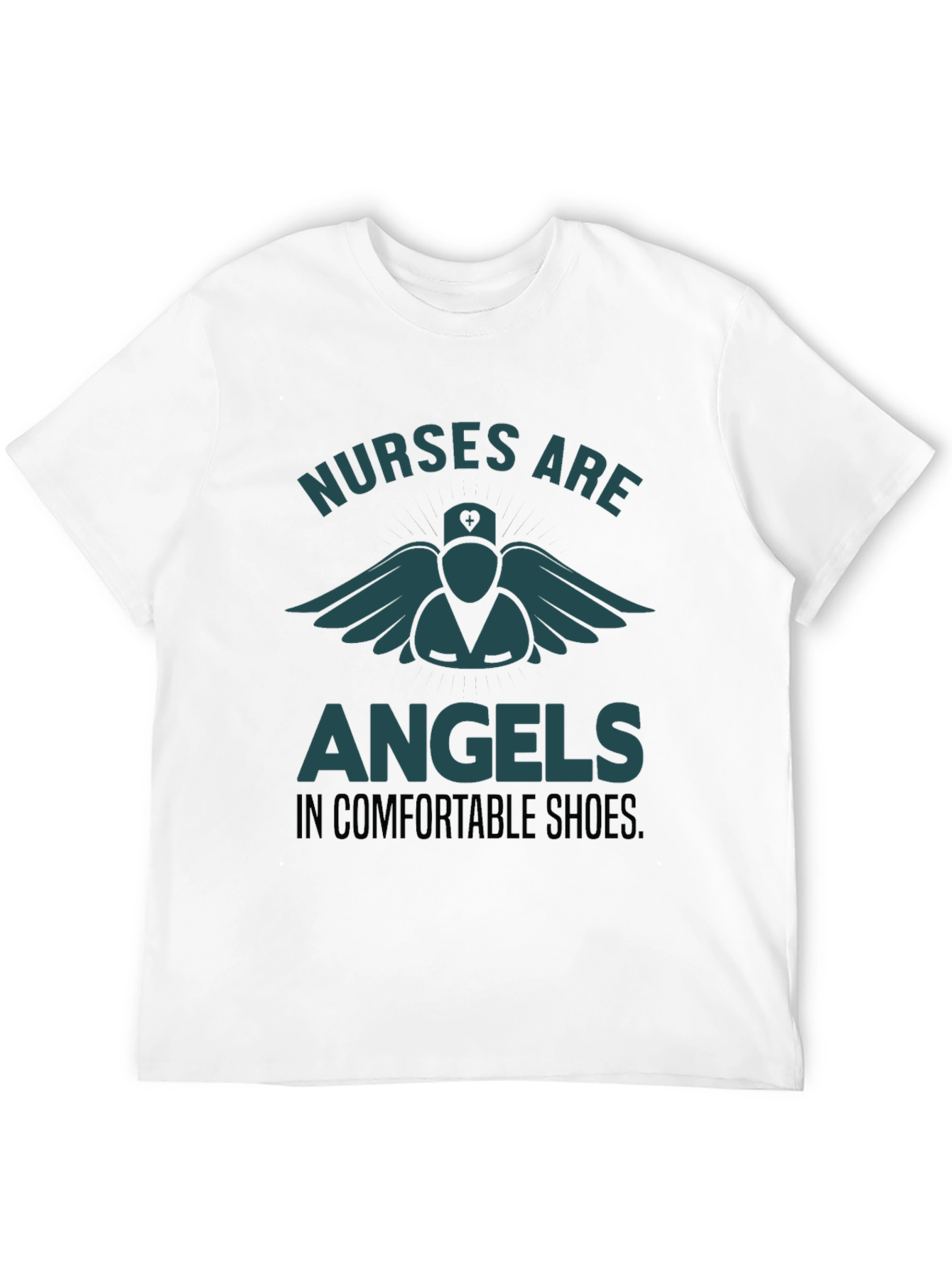 Nurses Are Angels T-Shirt - Comfortable Shoes