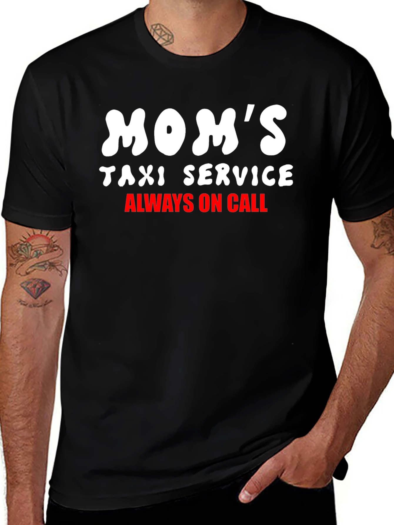 Moms Taxi Service Tee - Always On Call!