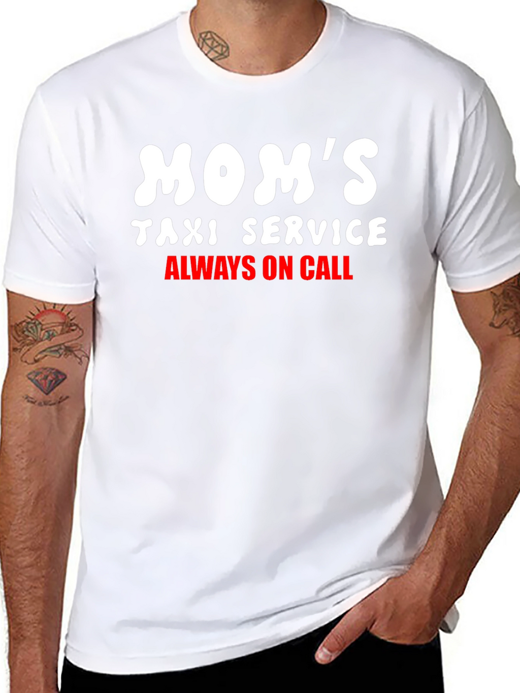 Moms Taxi Service Tee - Always On Call!