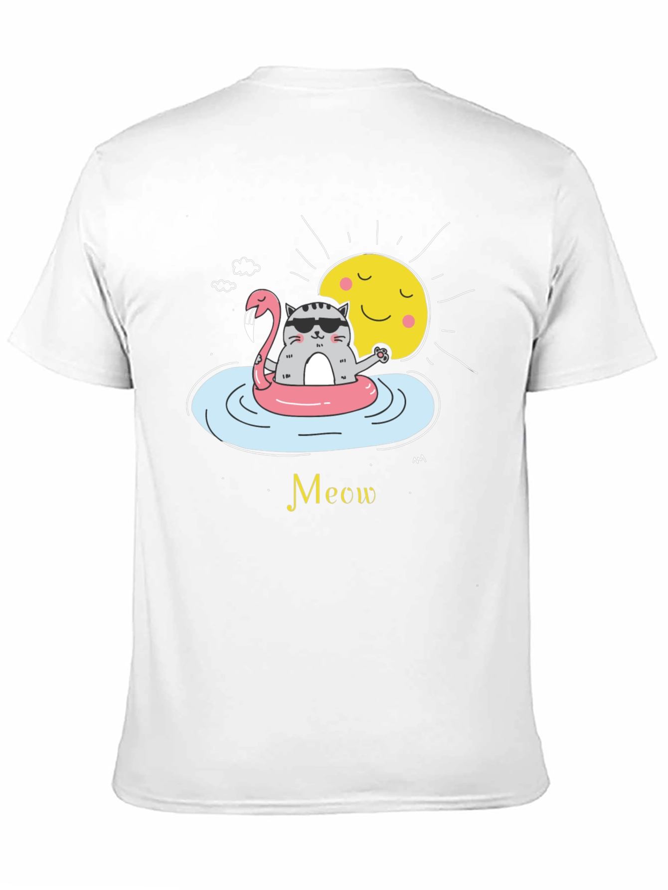 Cool Cat Summer Vibes T-Shirt