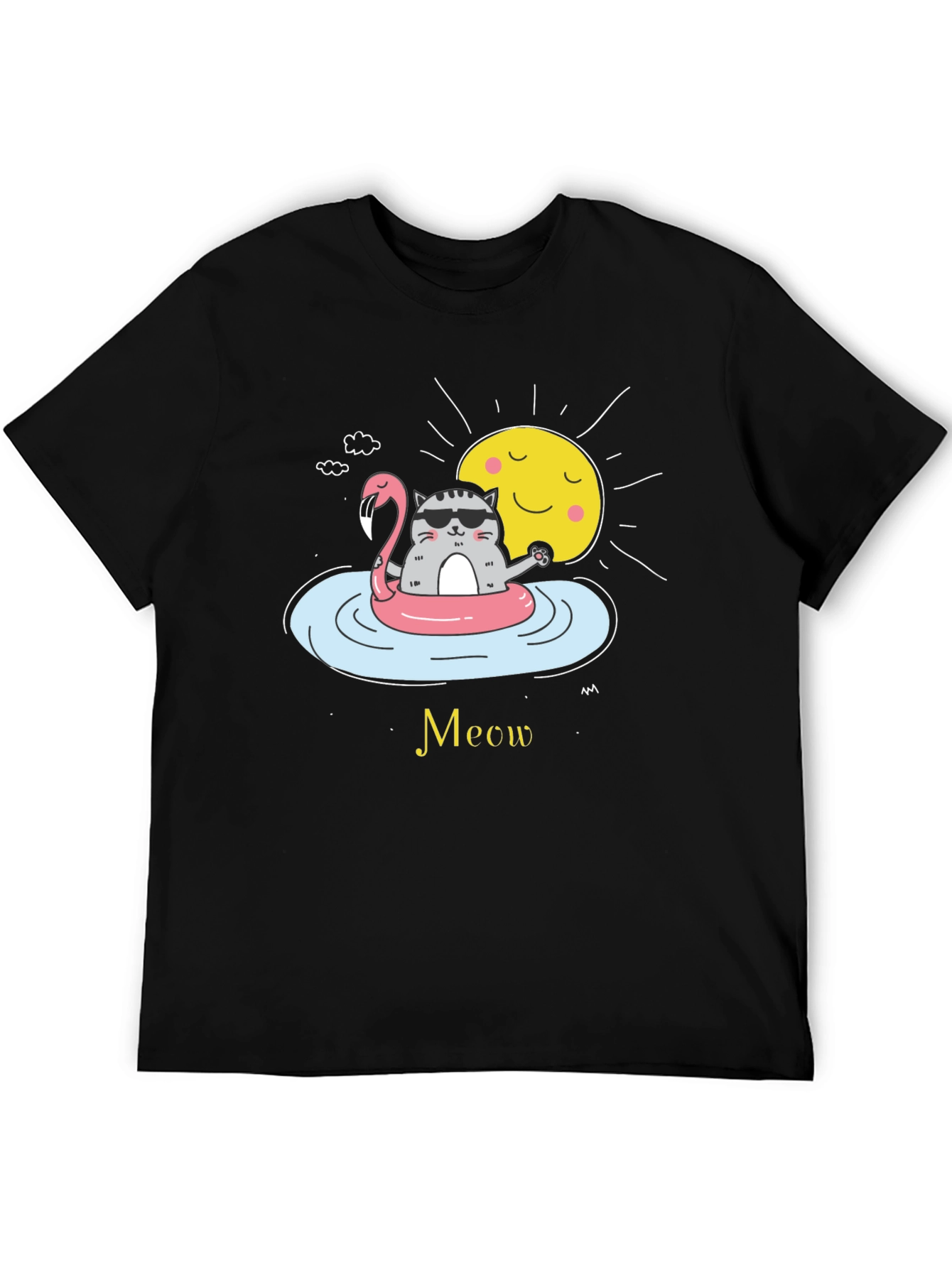 Cool Cat Summer Vibes T-Shirt