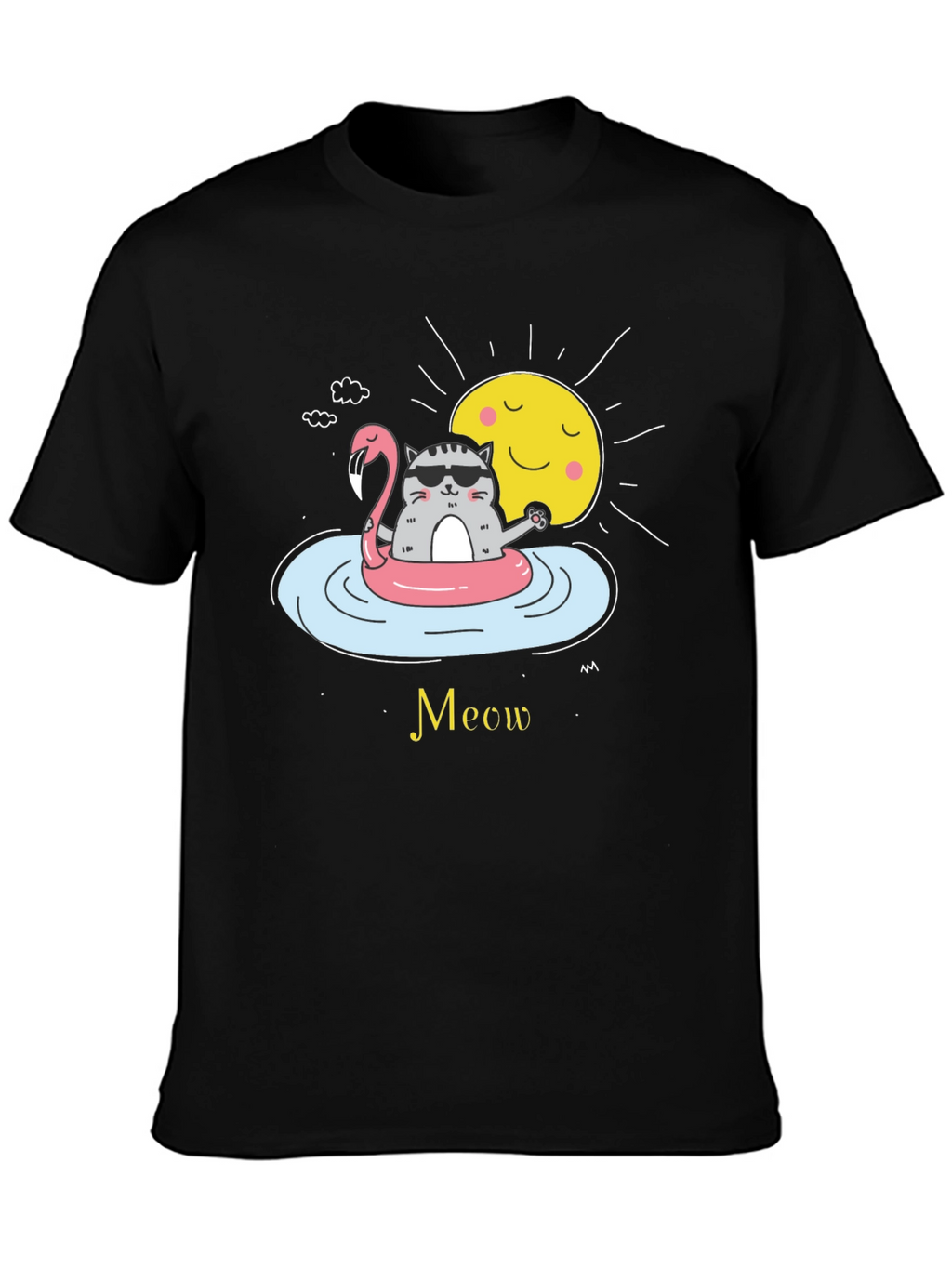 Cool Cat Summer Vibes T-Shirt