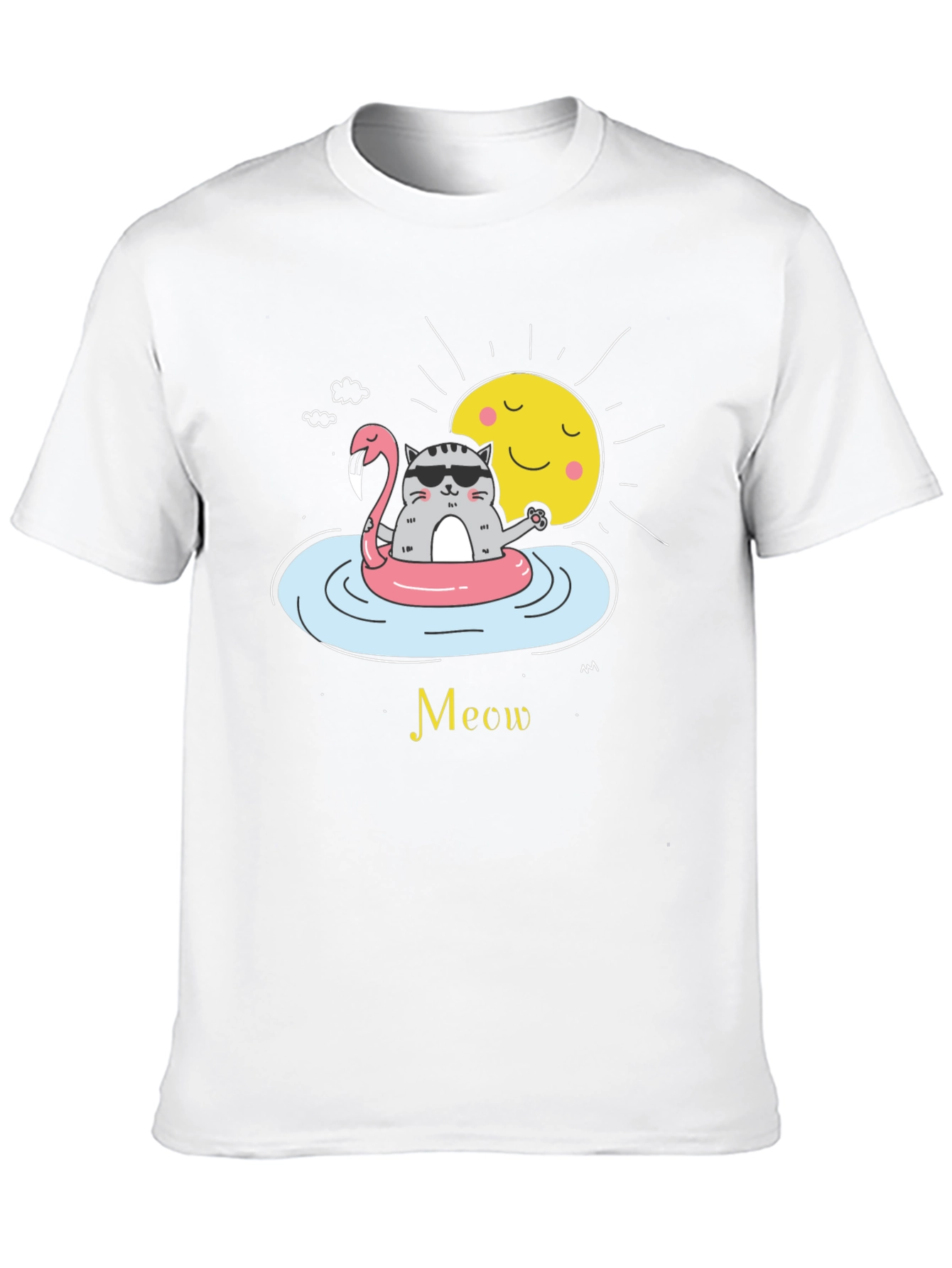 Cool Cat Summer Vibes T-Shirt