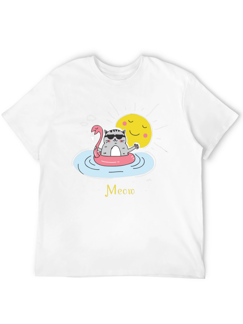 Cool Cat Summer Vibes T-Shirt