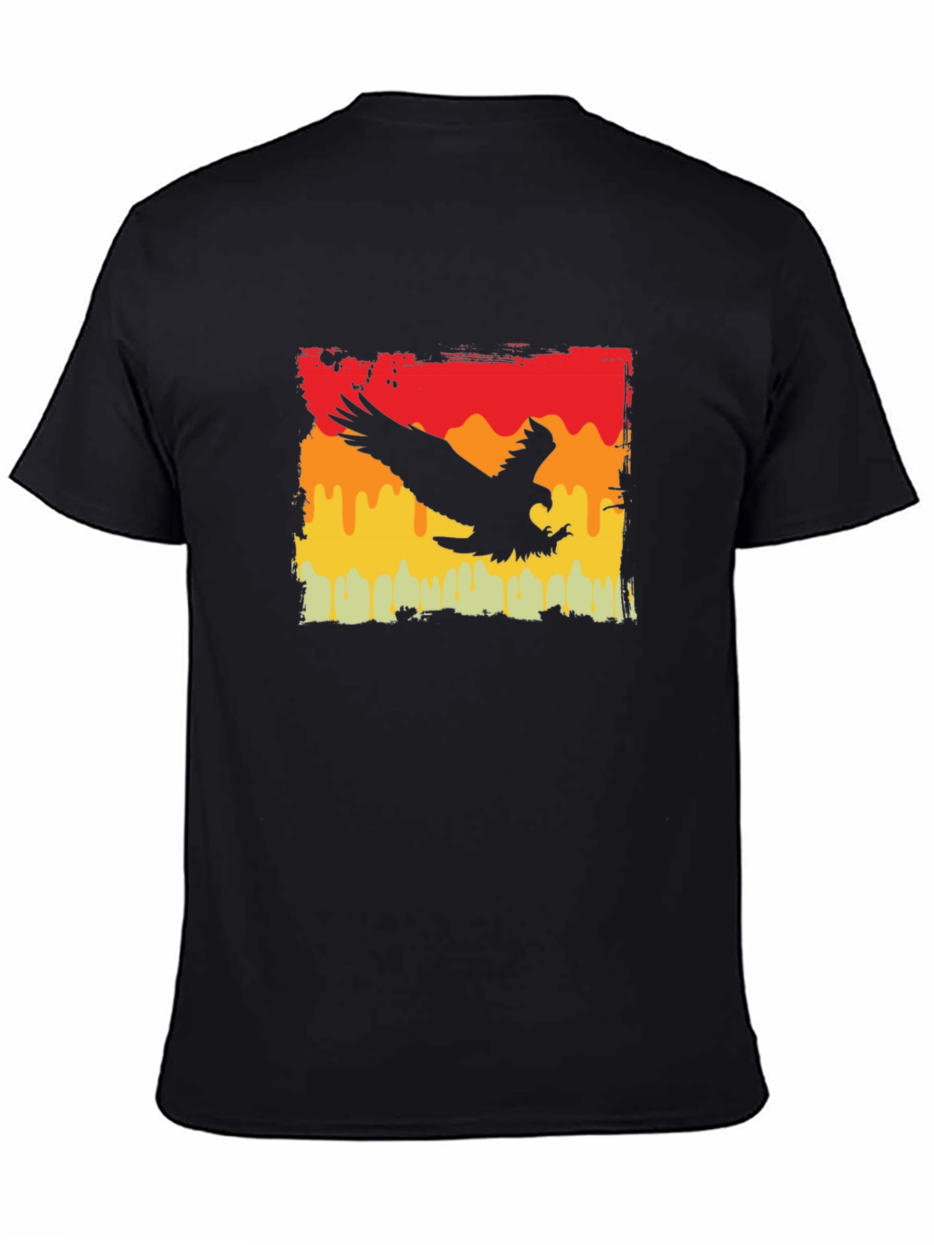 Vintage Eagle Graphic Tee - Black T-Shirt